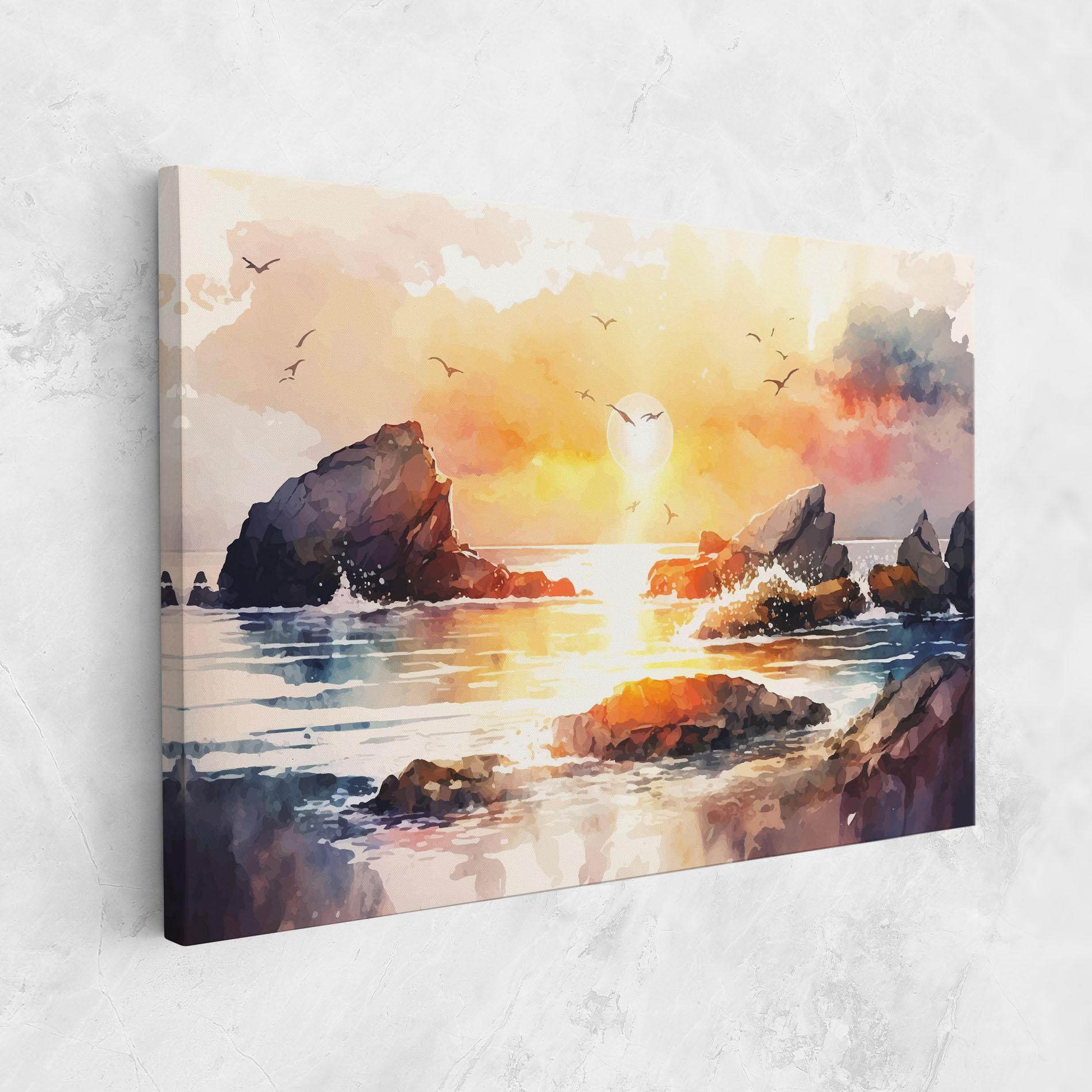Tablou Canvas Pretty Pastel Sunset mockup 1