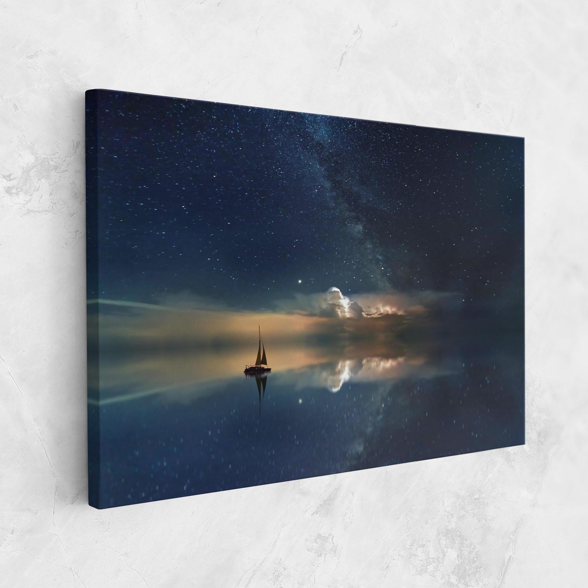 Tablou Canvas Sky Boat mockup 1
