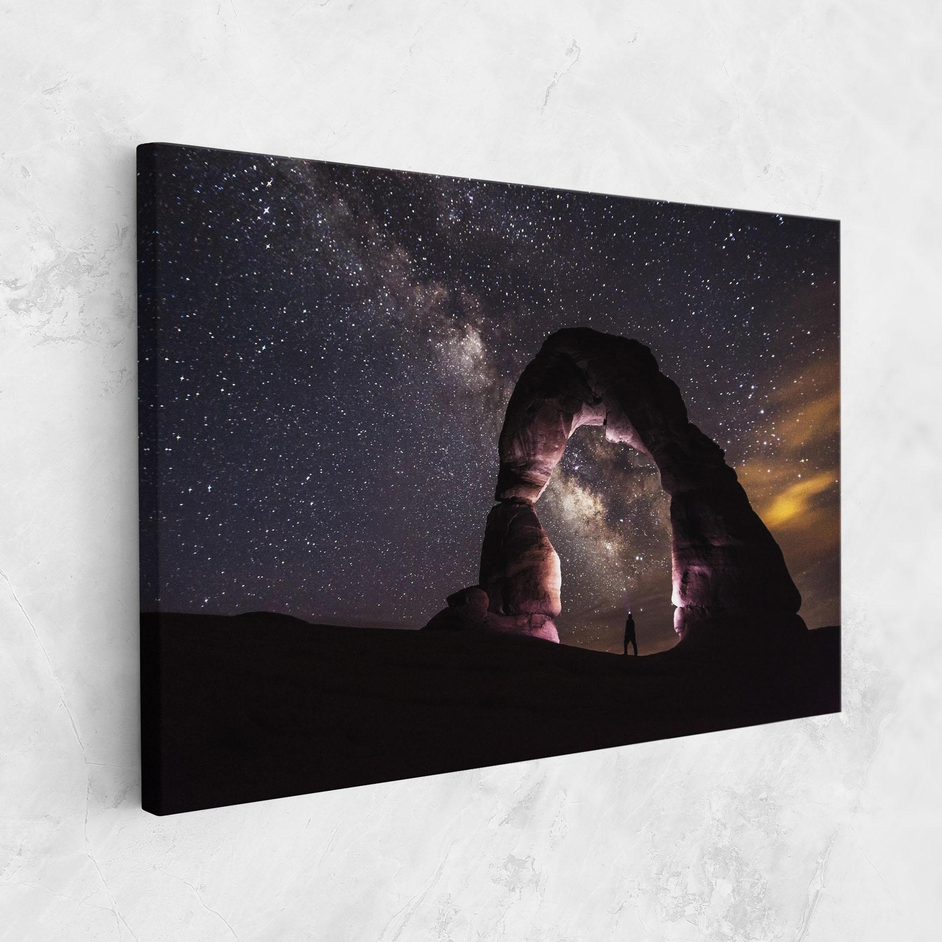 Tablou Canvas Stars Landscape mockup 1
