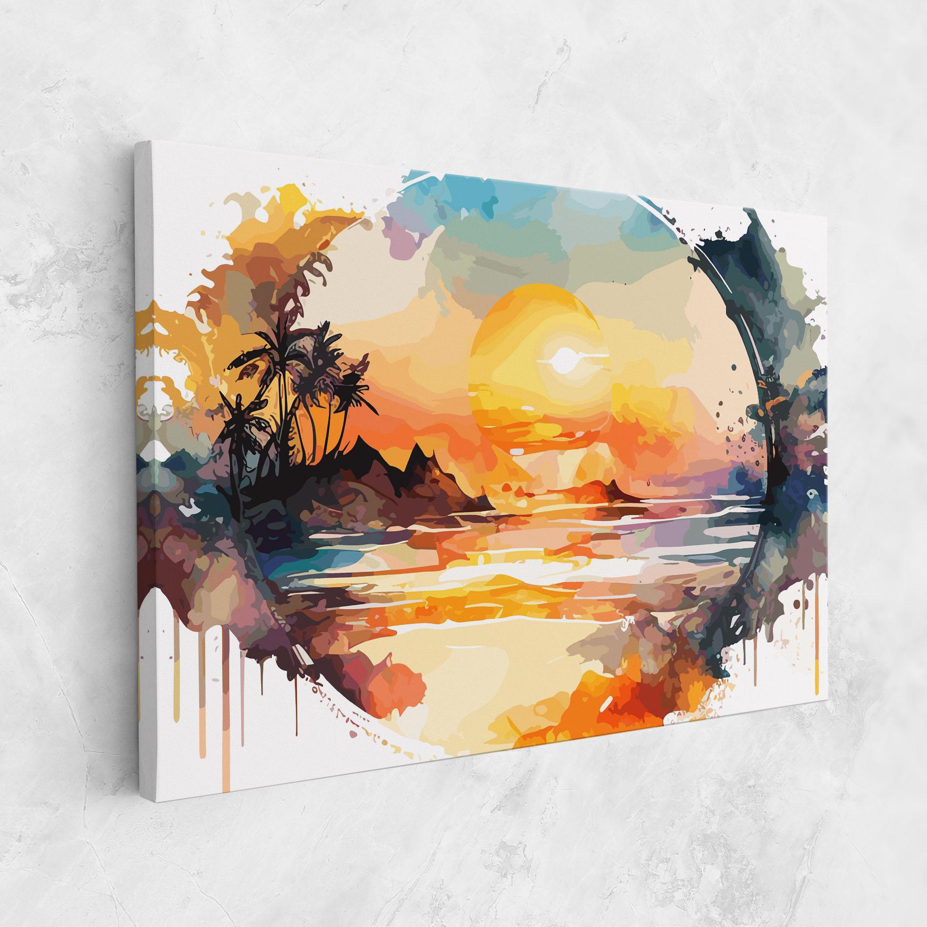 Tablou Canvas Sunrise Art mockup 1