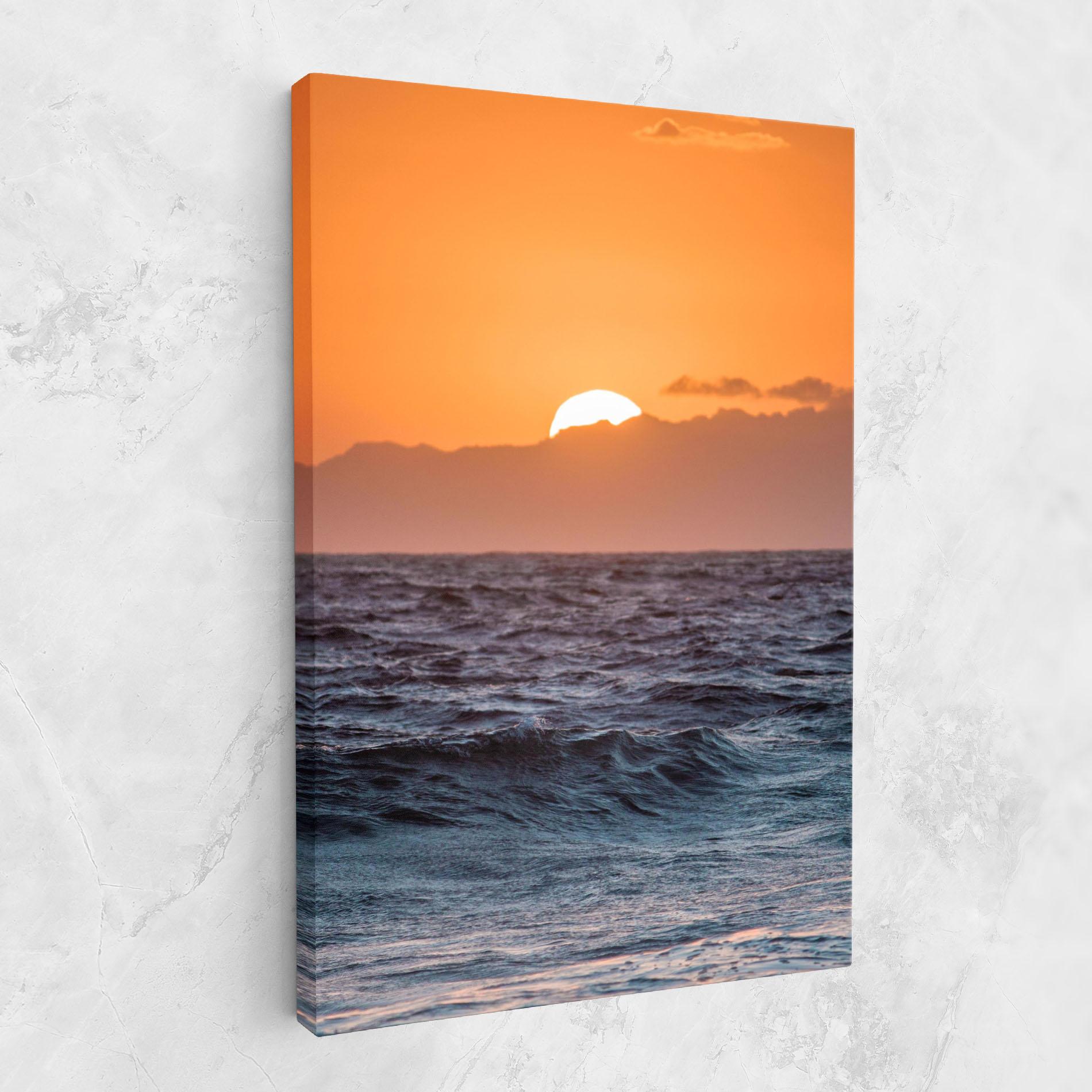 Tablou Canvas Morning Waves mockup 1