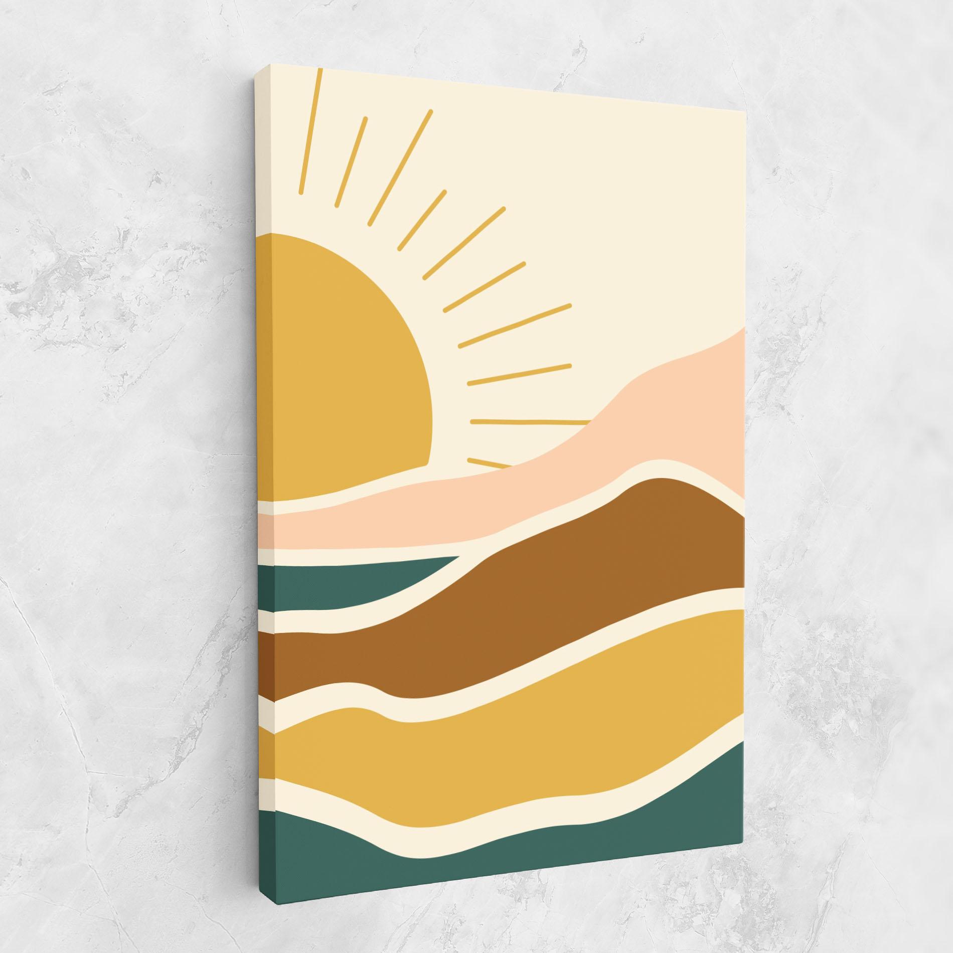 Tablou Canvas Sunset Connection 02 mockup 1