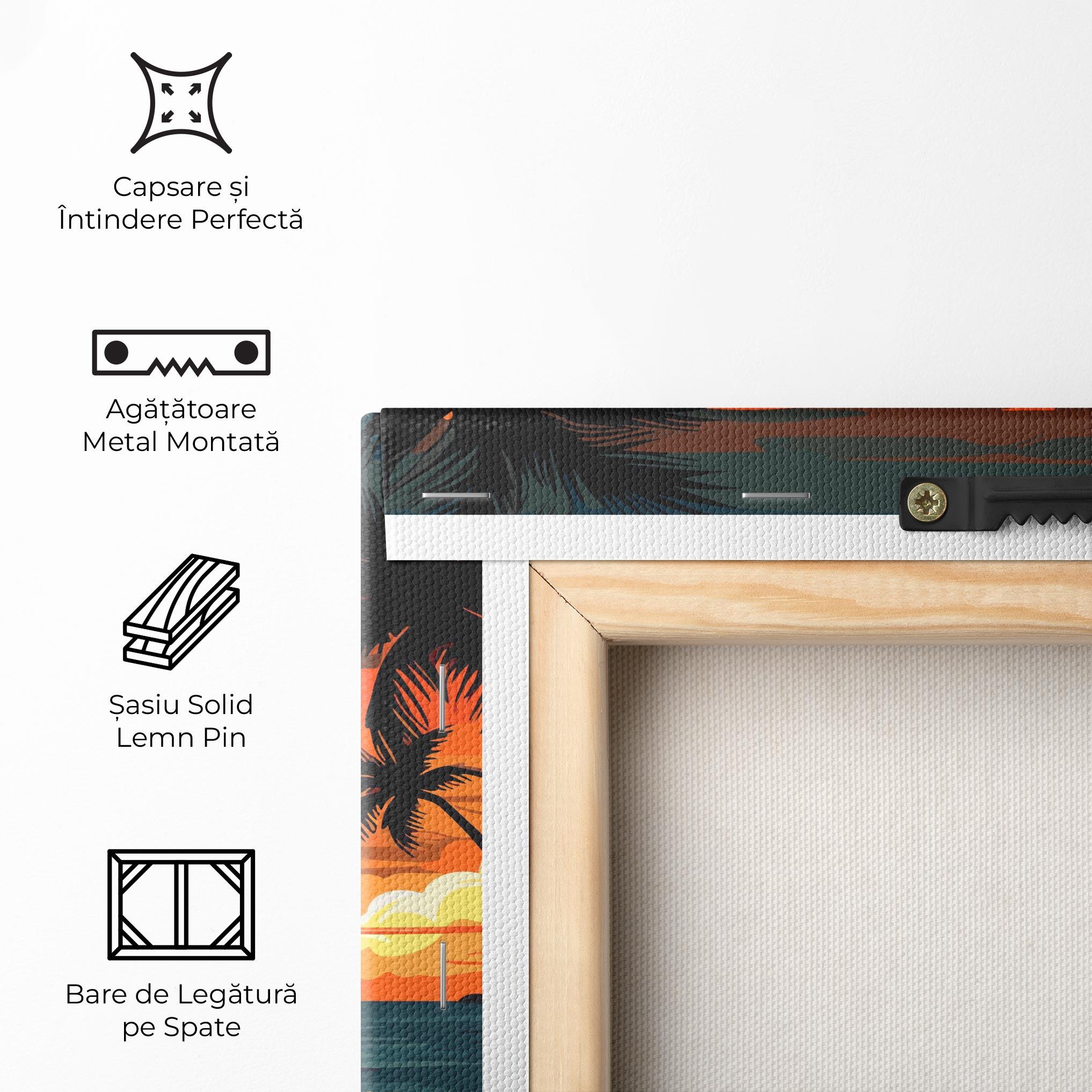 Tablou Canvas Amazing Sunset View mockup 5