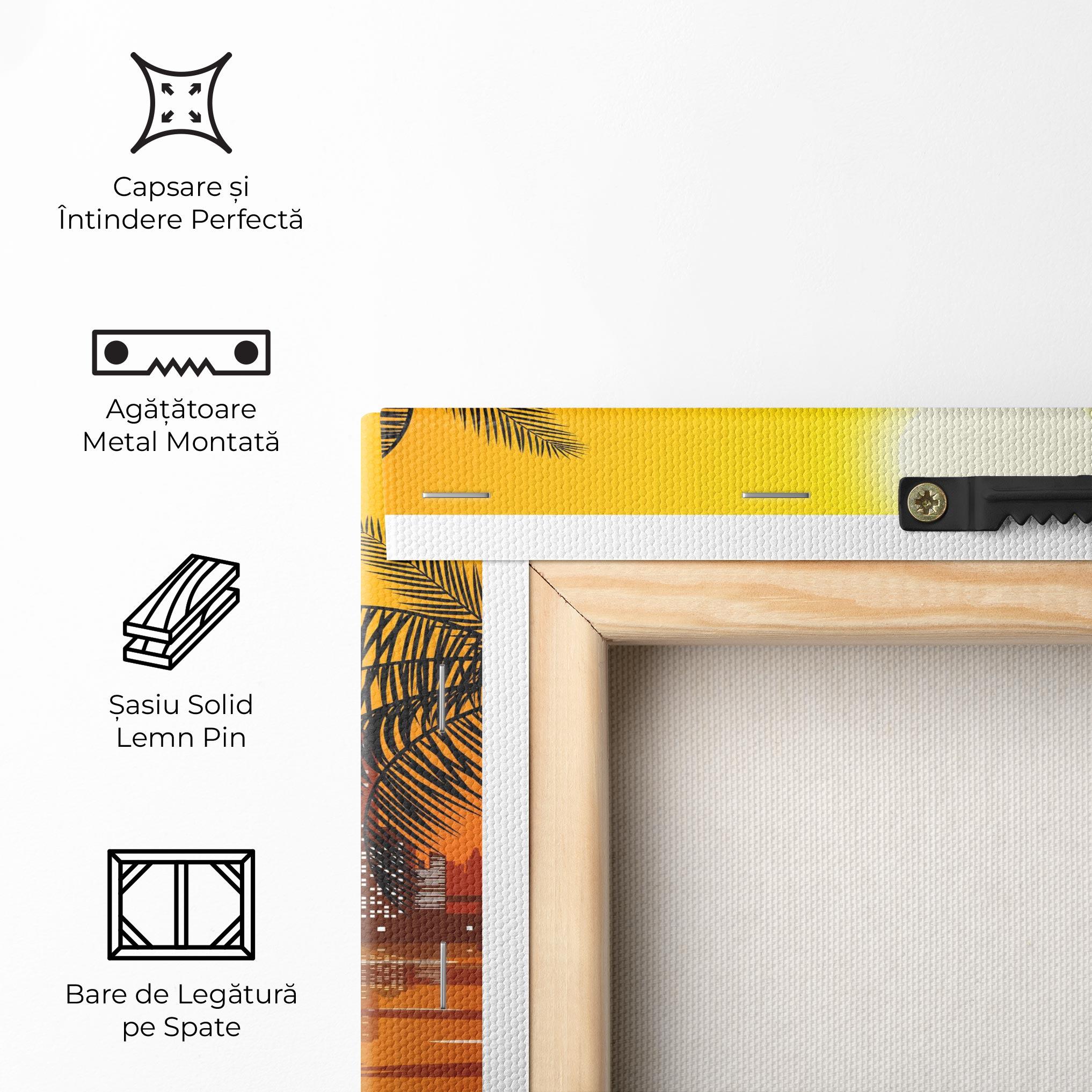 Tablou Canvas City Sunrise View mockup 5
