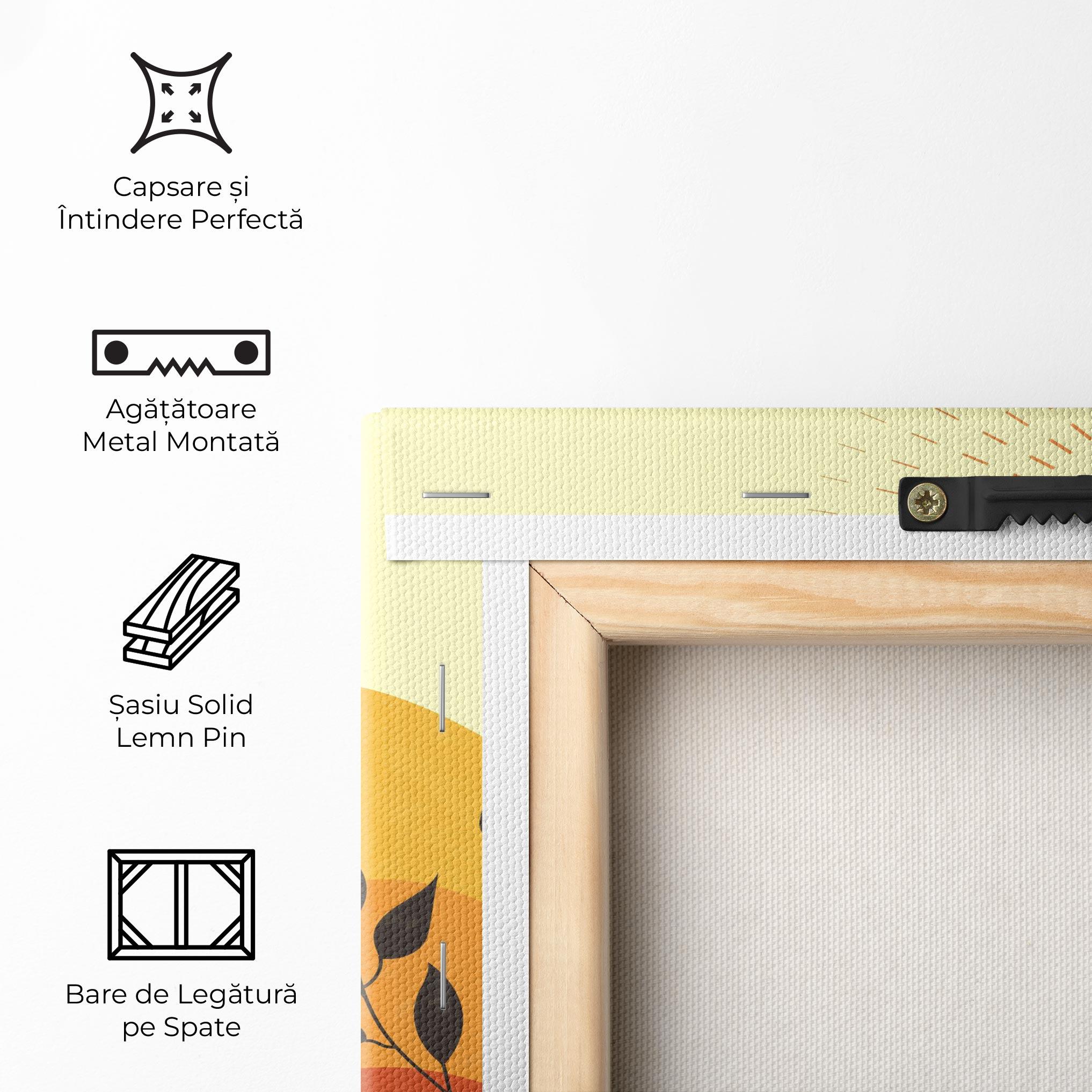 Tablou Canvas Minimalist Sunset Art mockup 5