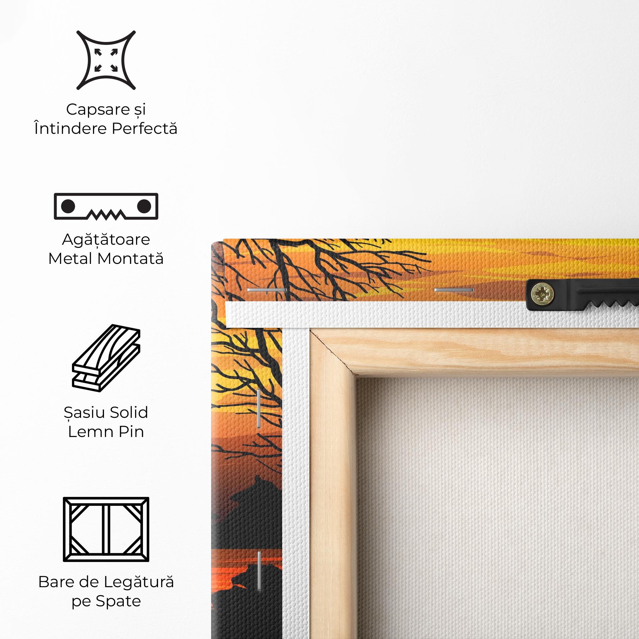 Tablou Canvas Sunset Land mockup 5