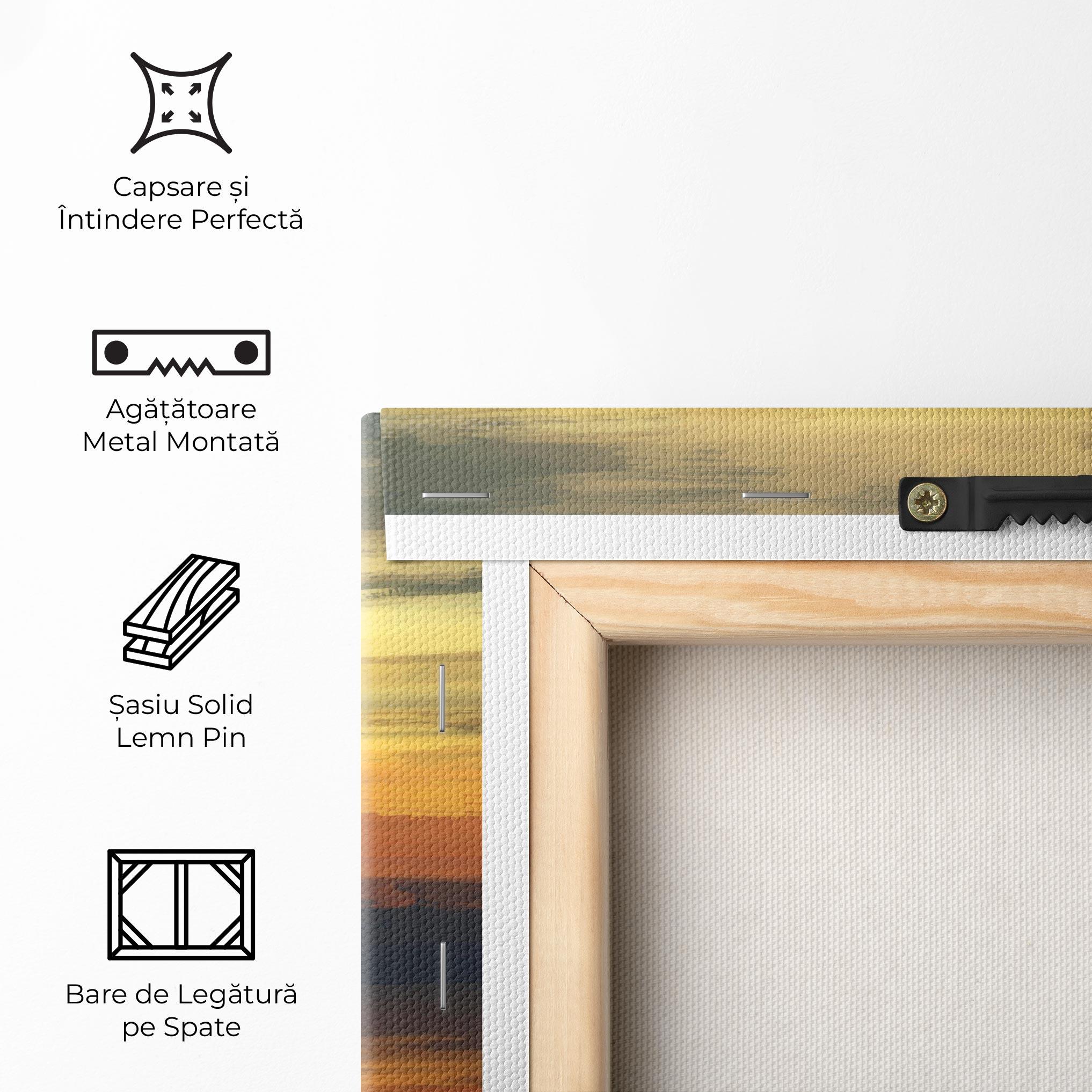 Tablou Canvas Sunset Oil Paint mockup 5