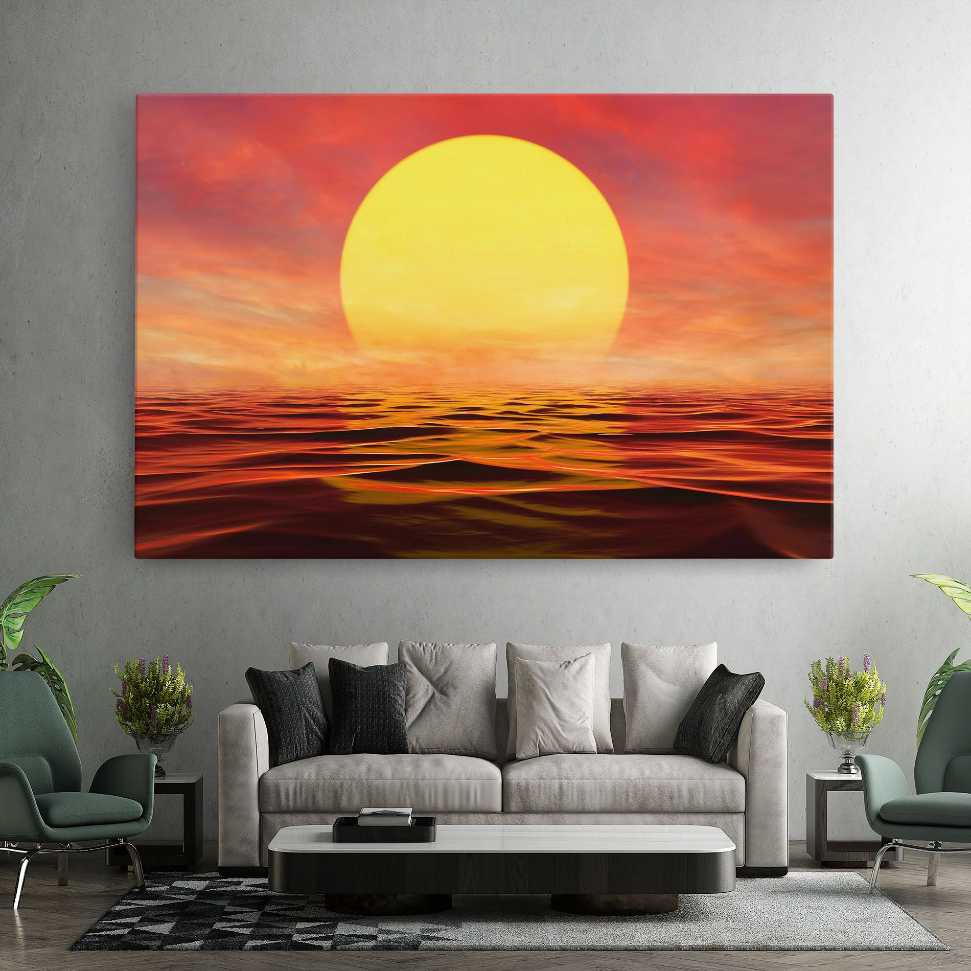 Clouds Reflection Sky mockup 7