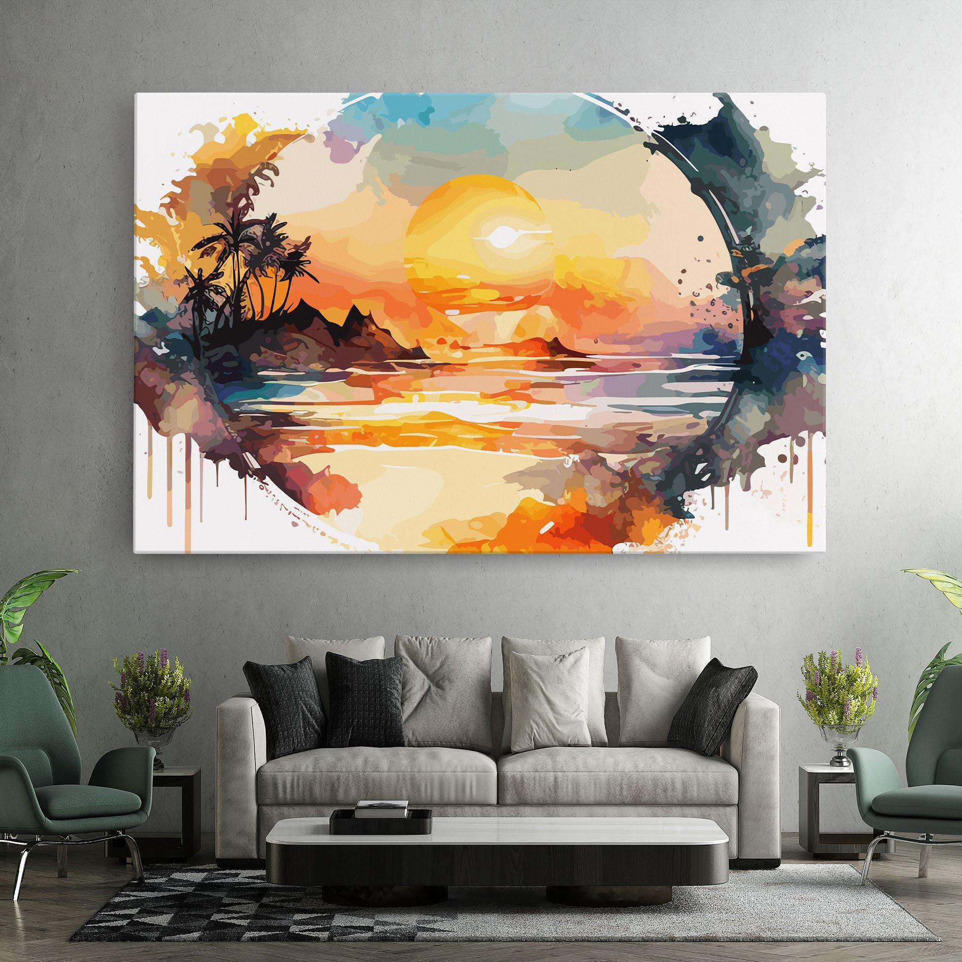 Tablou Canvas Sunrise Art mockup 7