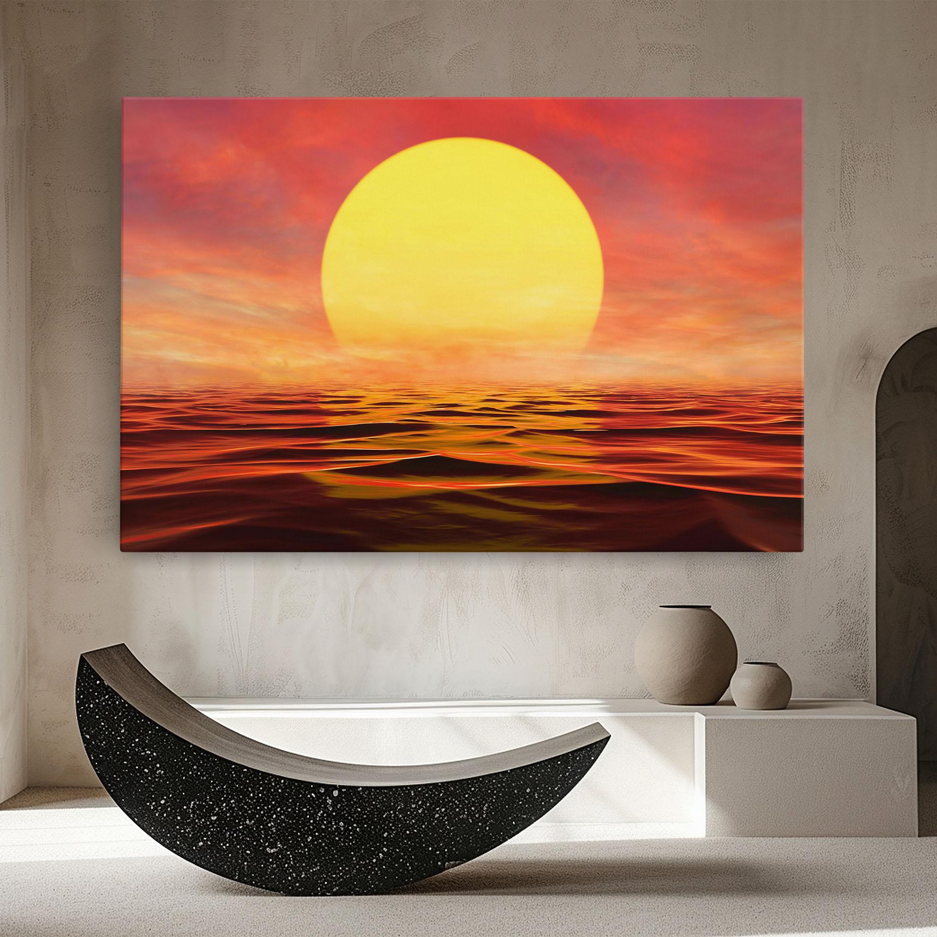 Tablou Canvas Clouds Reflection Sky mockup 8