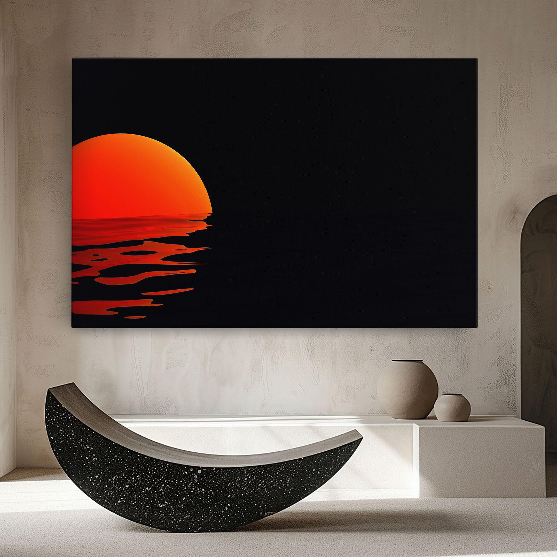 Red Evening Sunset mockup 8