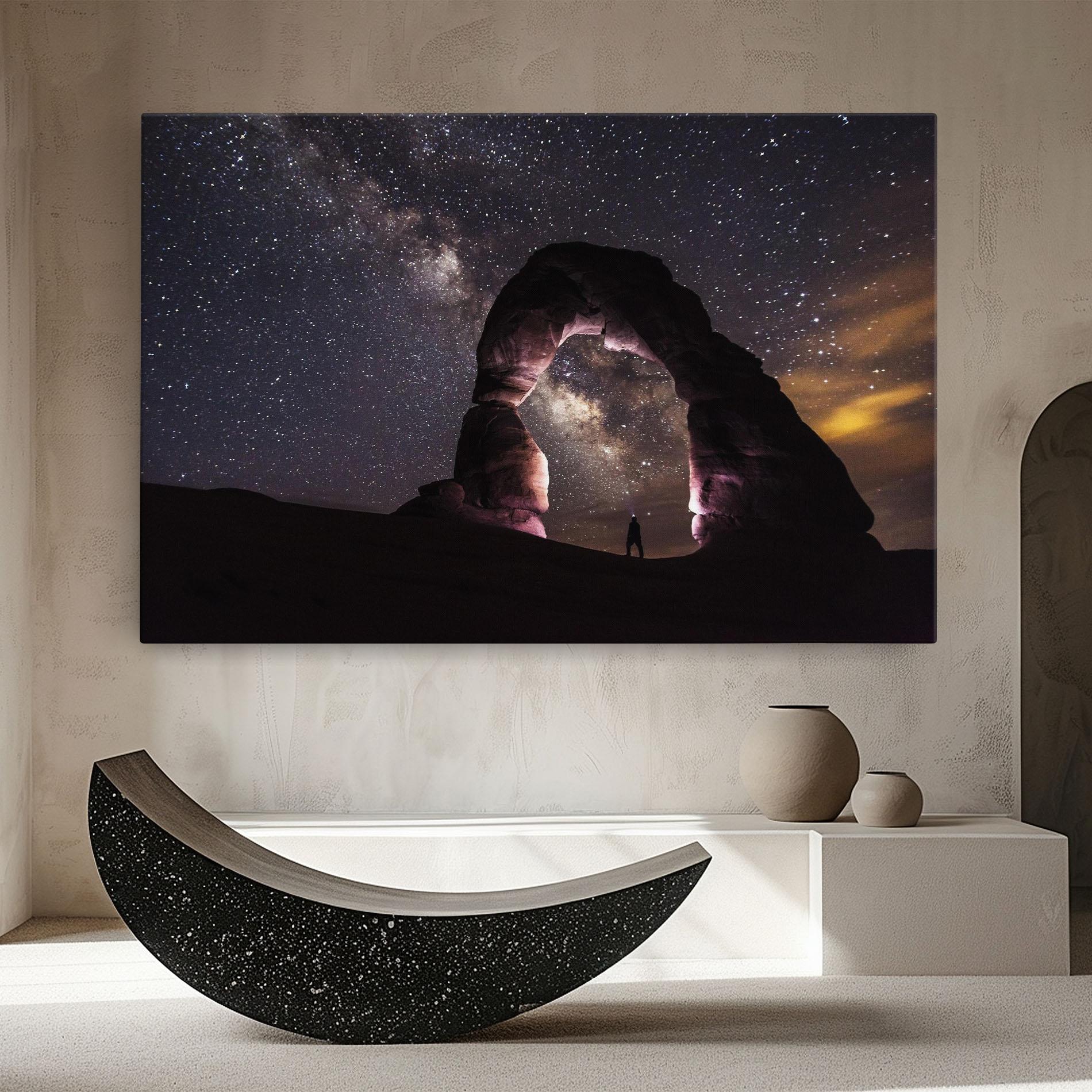 Tablou Canvas Stars Landscape mockup 8