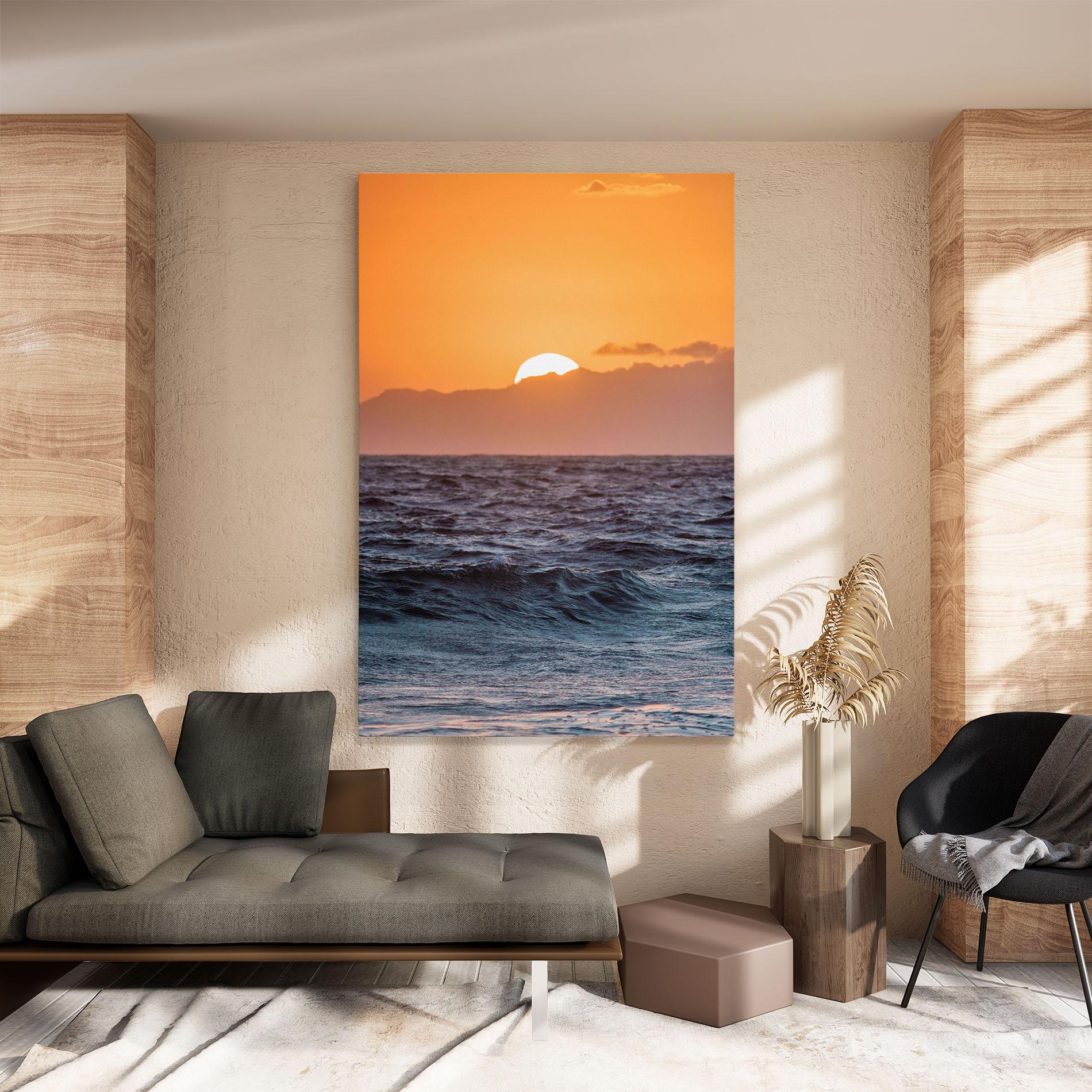 Tablou Canvas Morning Waves mockup 8