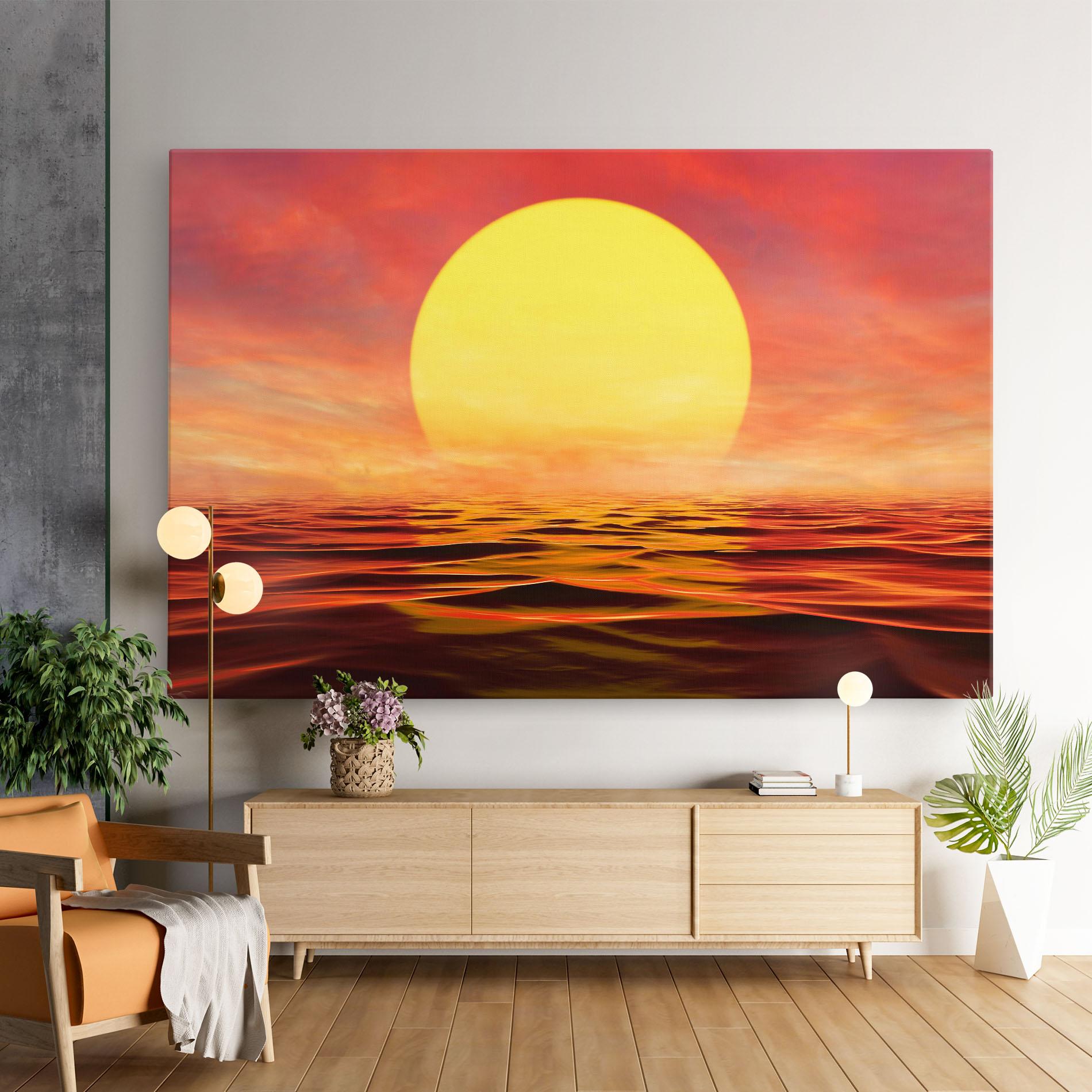 Tablou Canvas Clouds Reflection Sky mockup 9