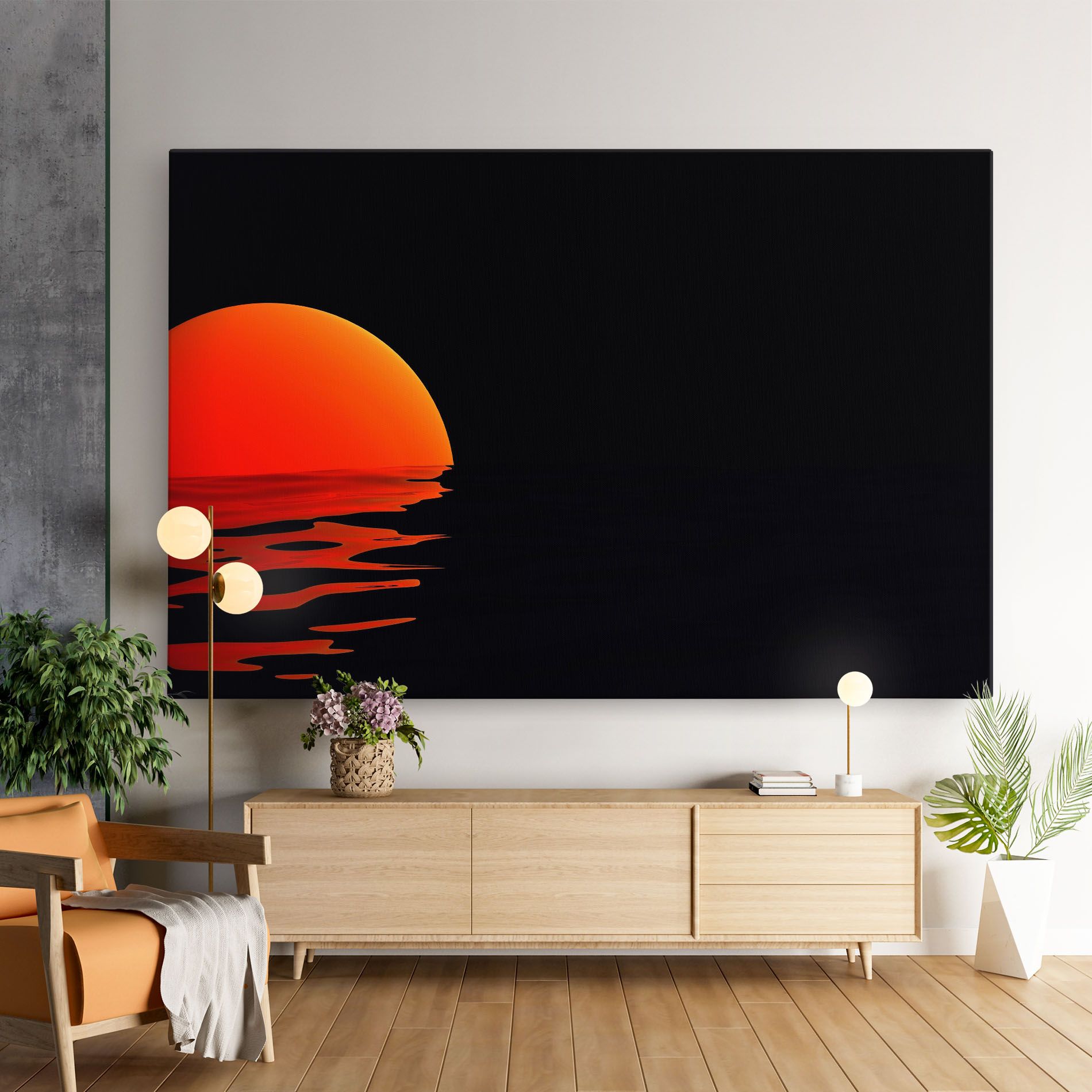Red Evening Sunset mockup 9