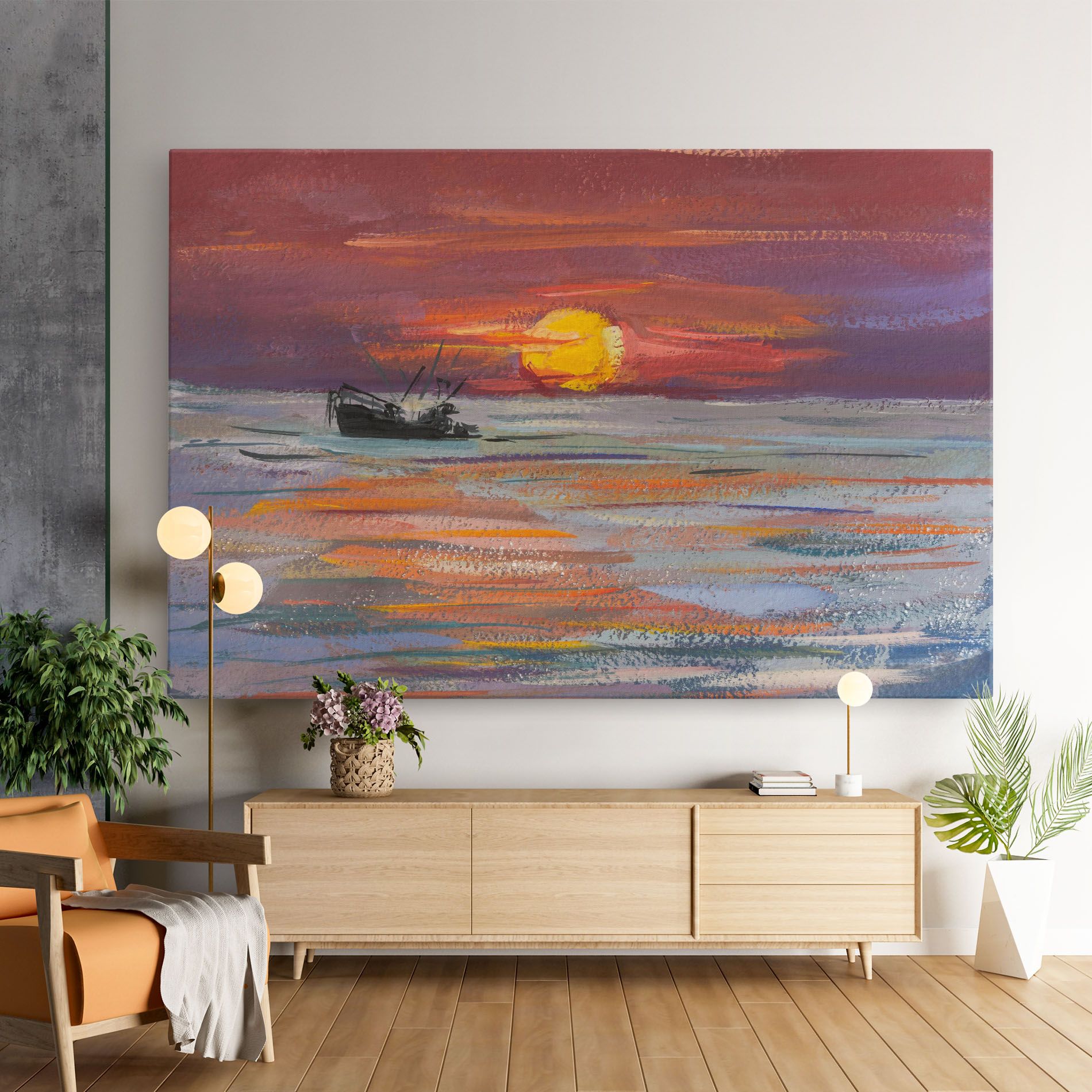 Sea Ship Painting mockup 9
