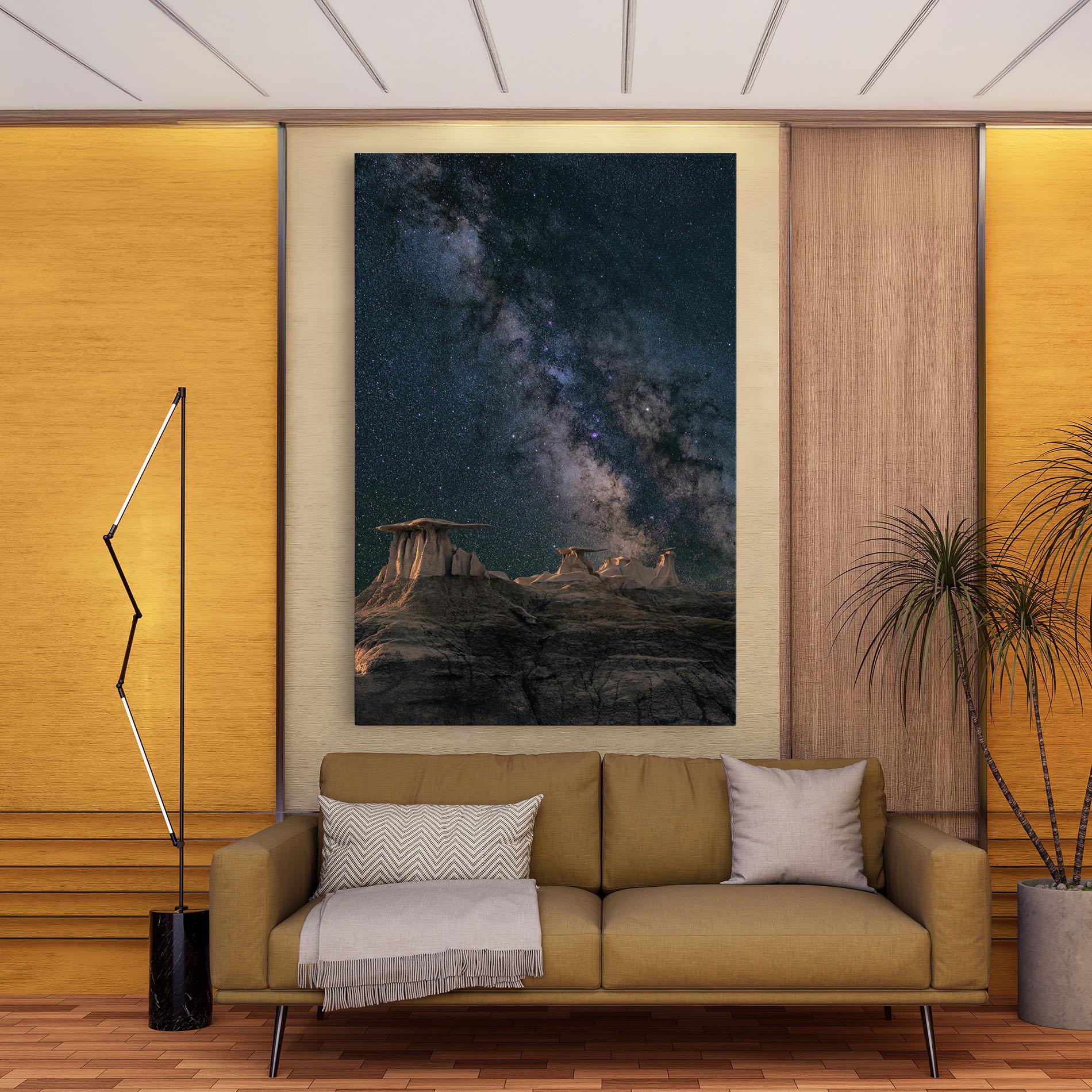 Tablou Canvas Abstract Colourful Sky mockup 9