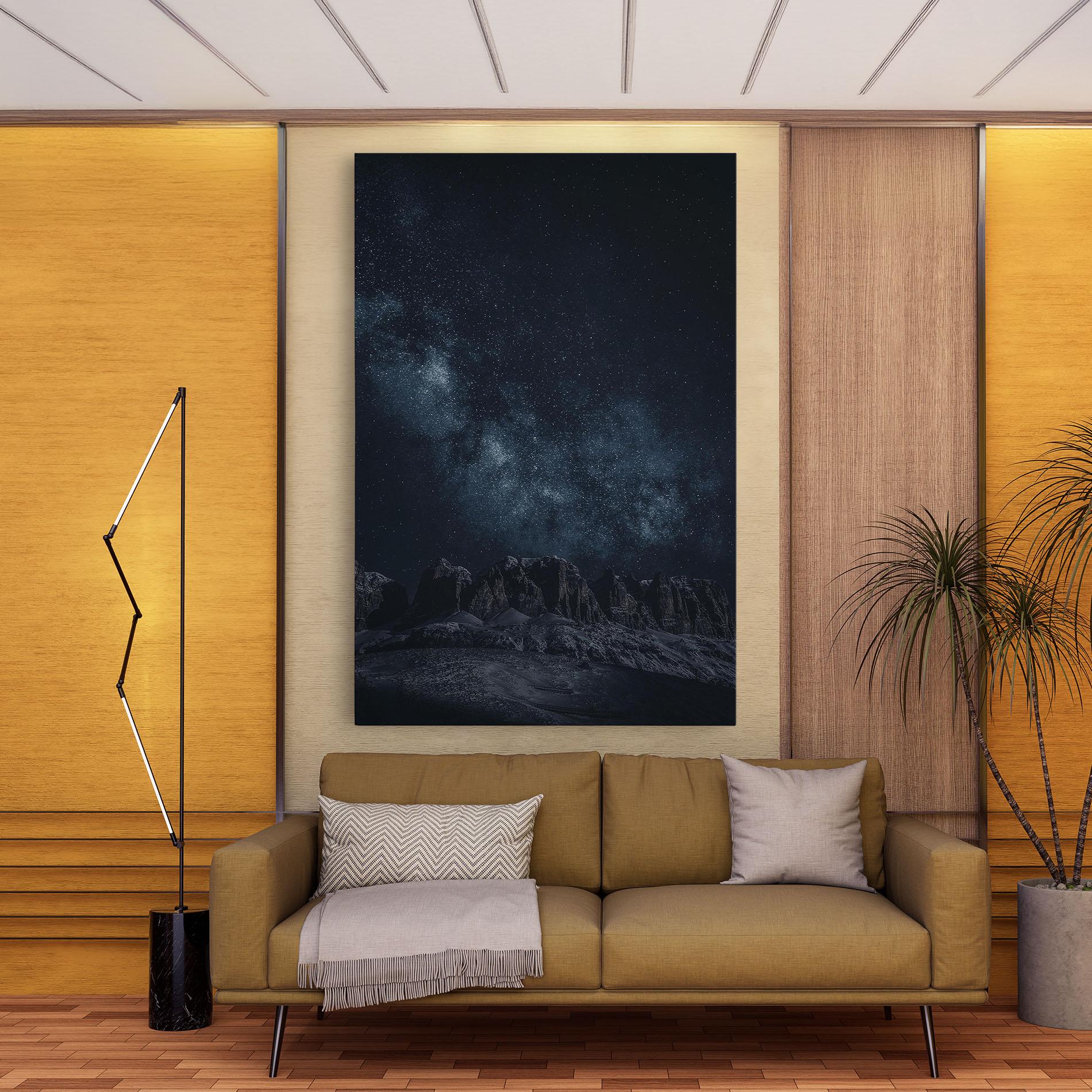 Tablou Canvas Galactic Sky mockup 9