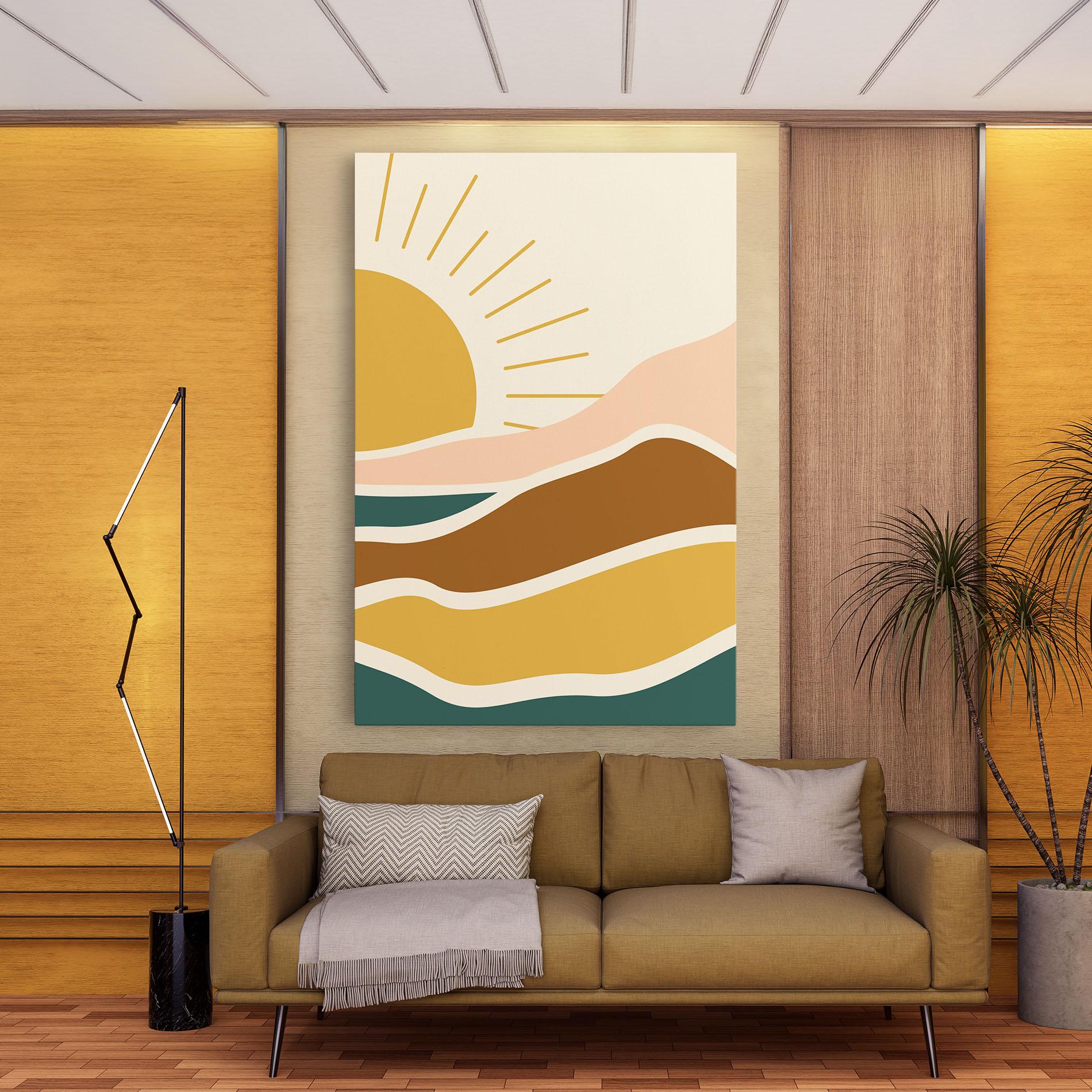 Tablou Canvas Sunset Connection 02 mockup 9