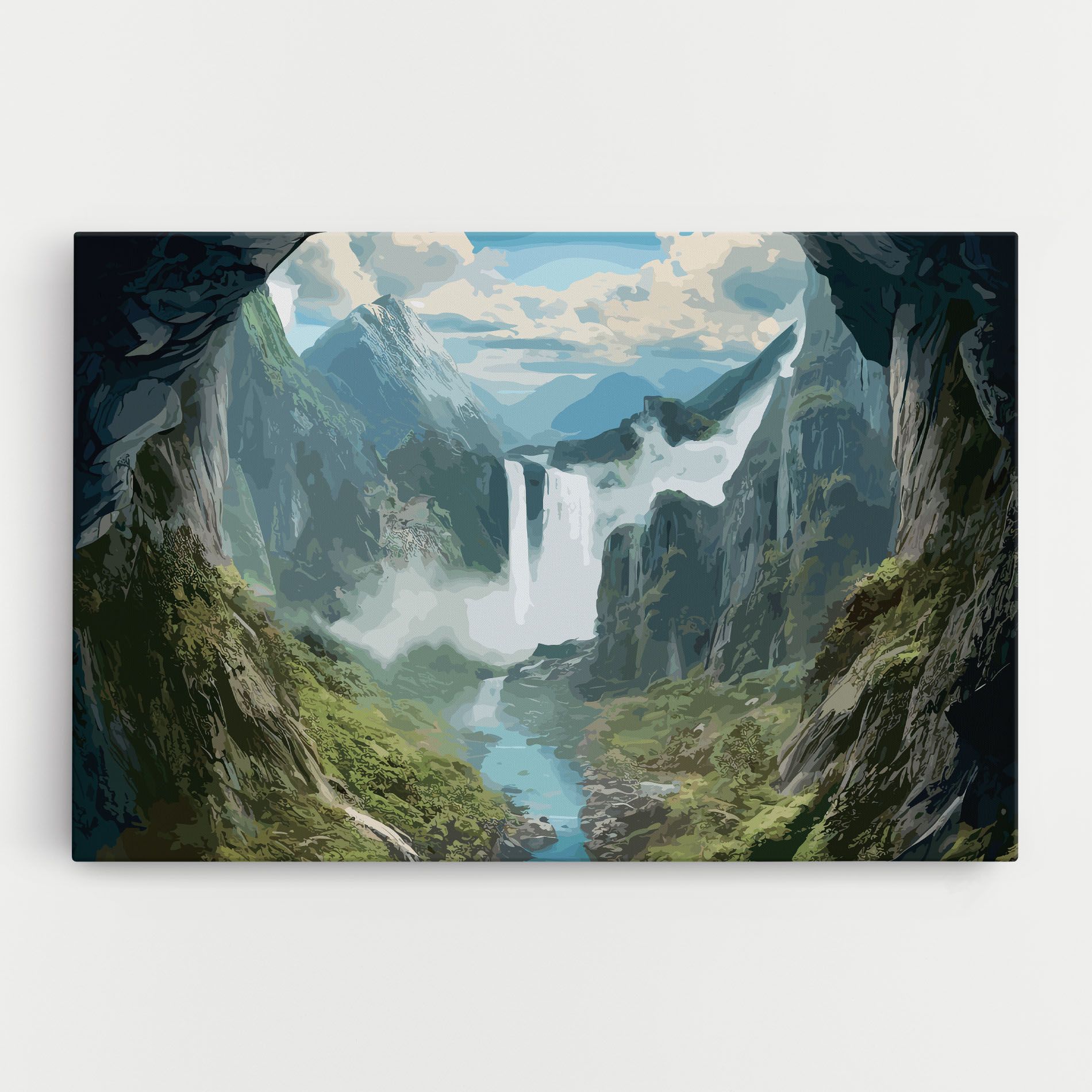 Amazing Waterfall mockup 0