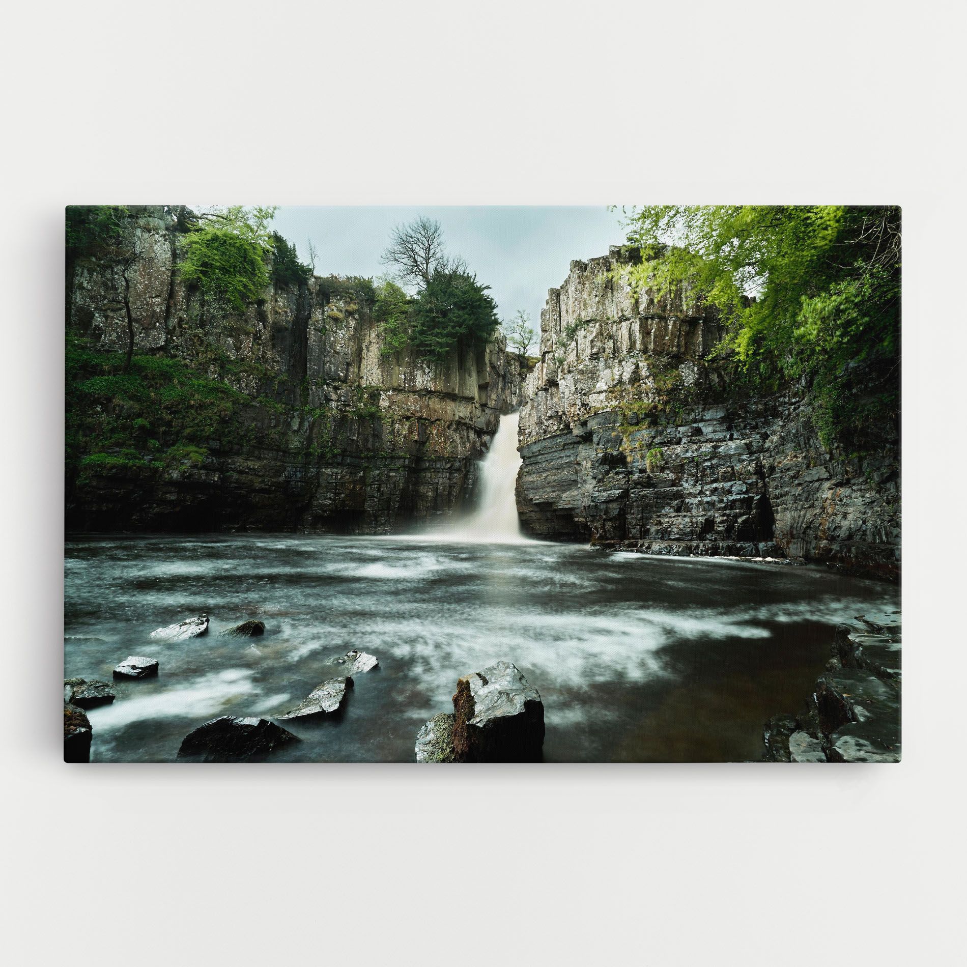 Beautiful Water Falling mockup 0