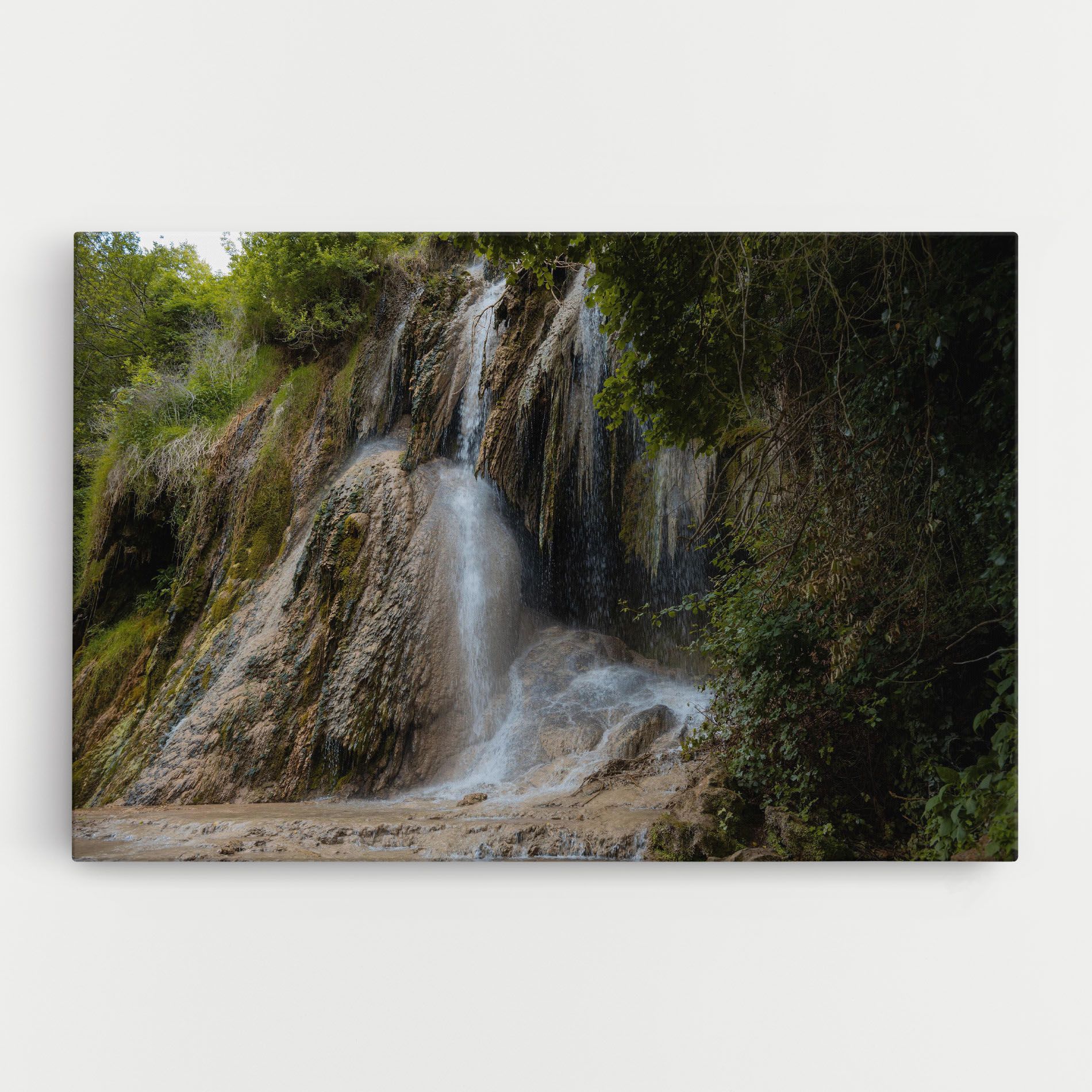 Pretty Waterfall Forest mockup 0