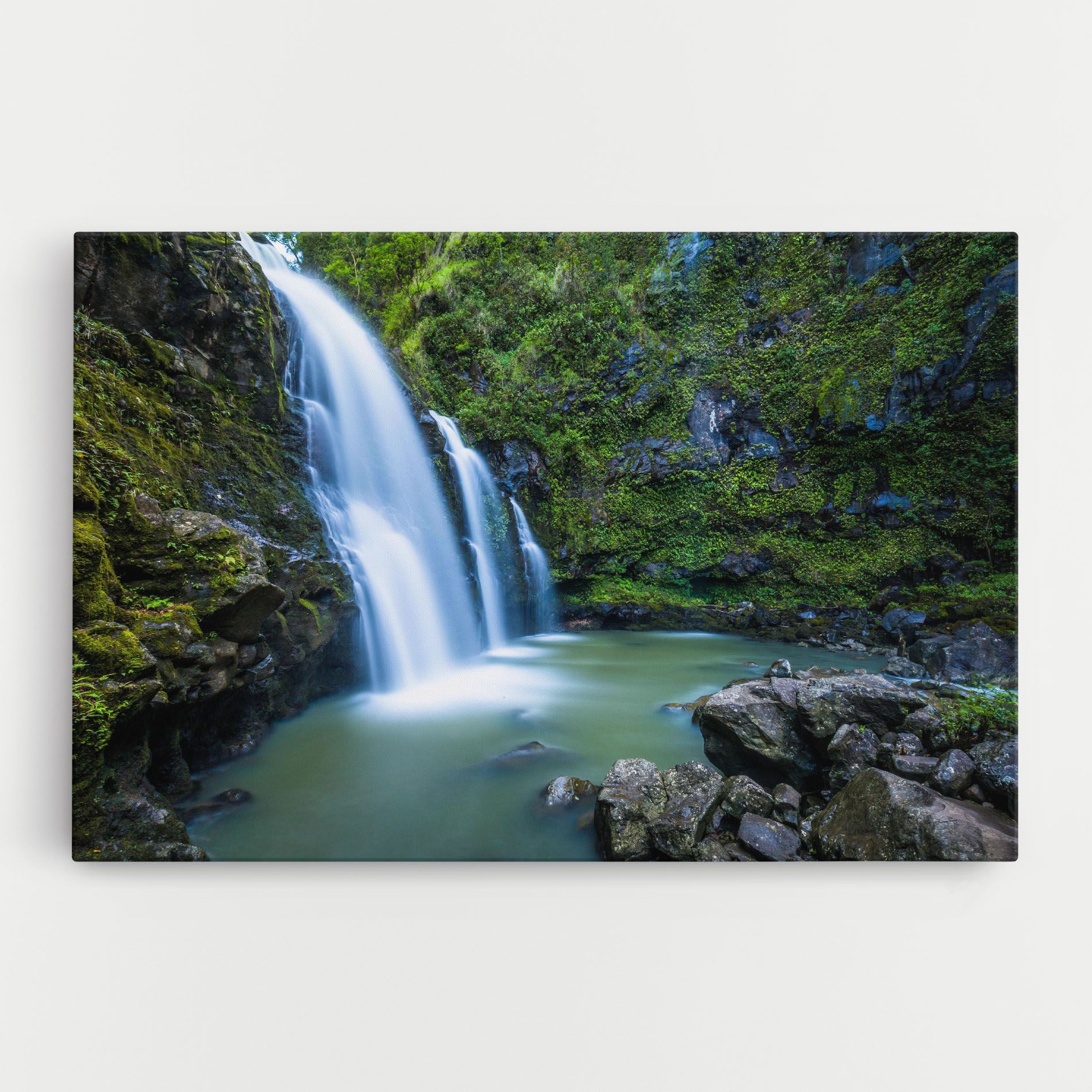 Swimming In Waterfall mockup 0