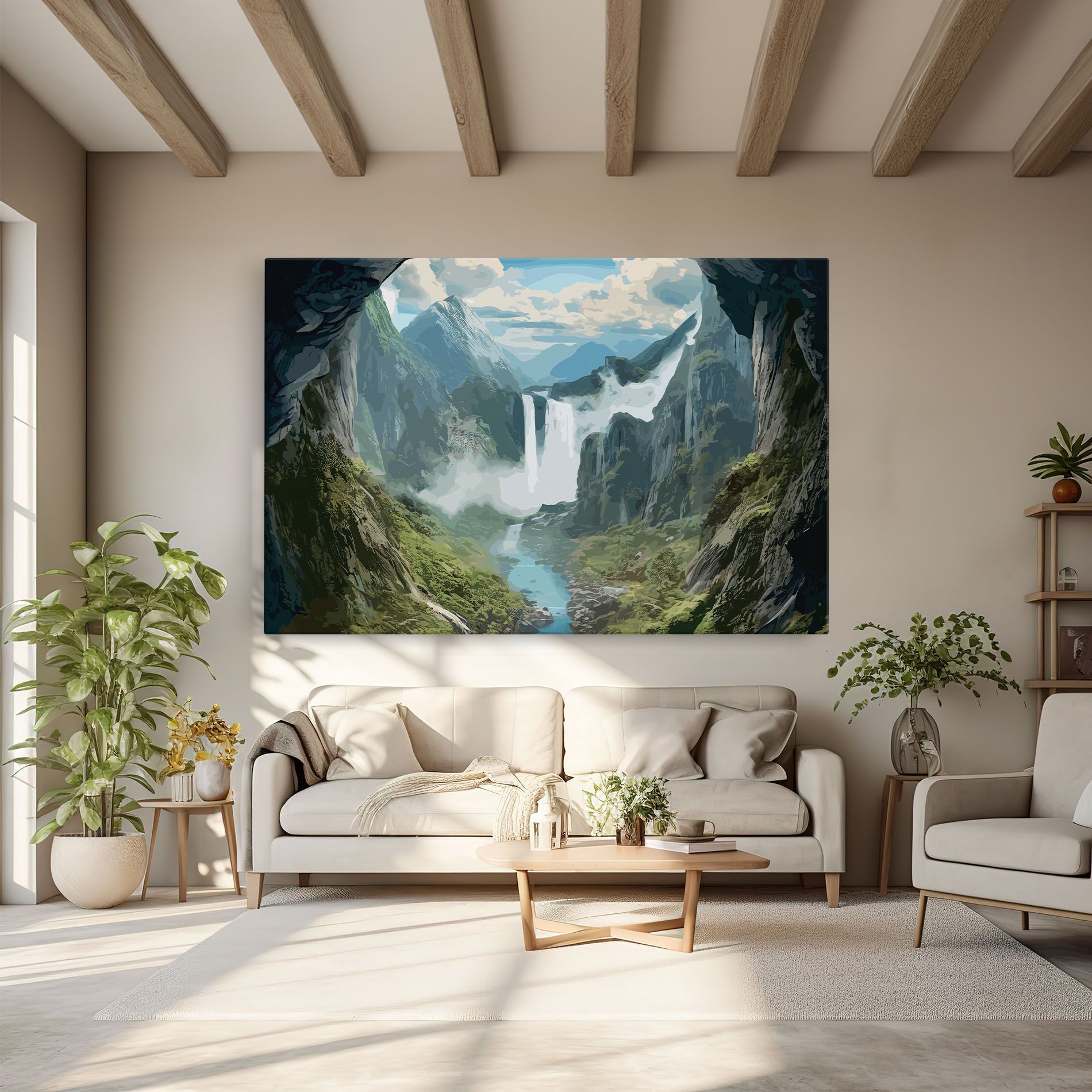 Amazing Waterfall mockup 6