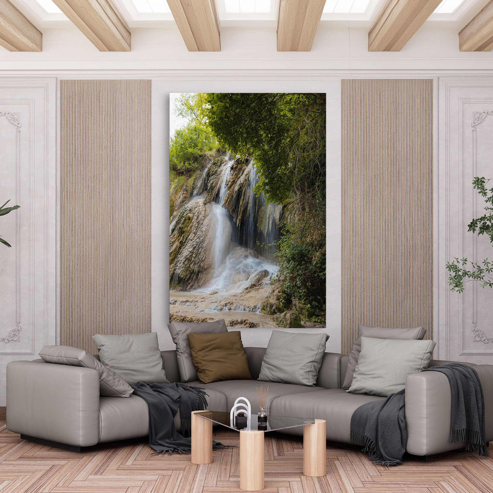 Forest Waterfall View mockup 6