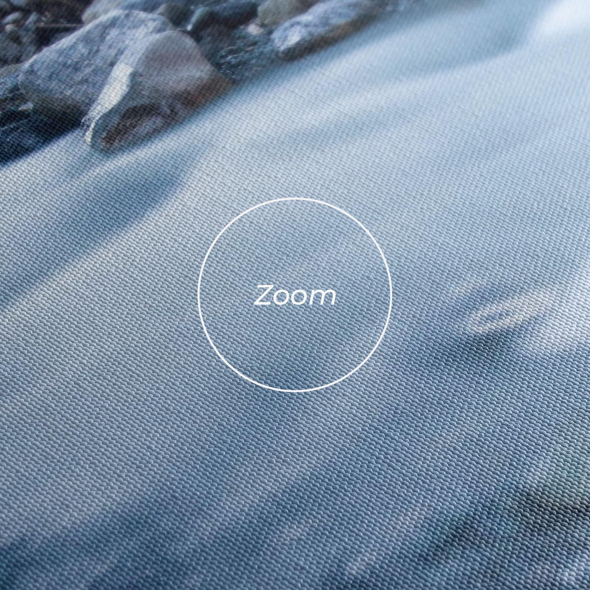 Tablou Canvas Grey Water Falling mockup 3