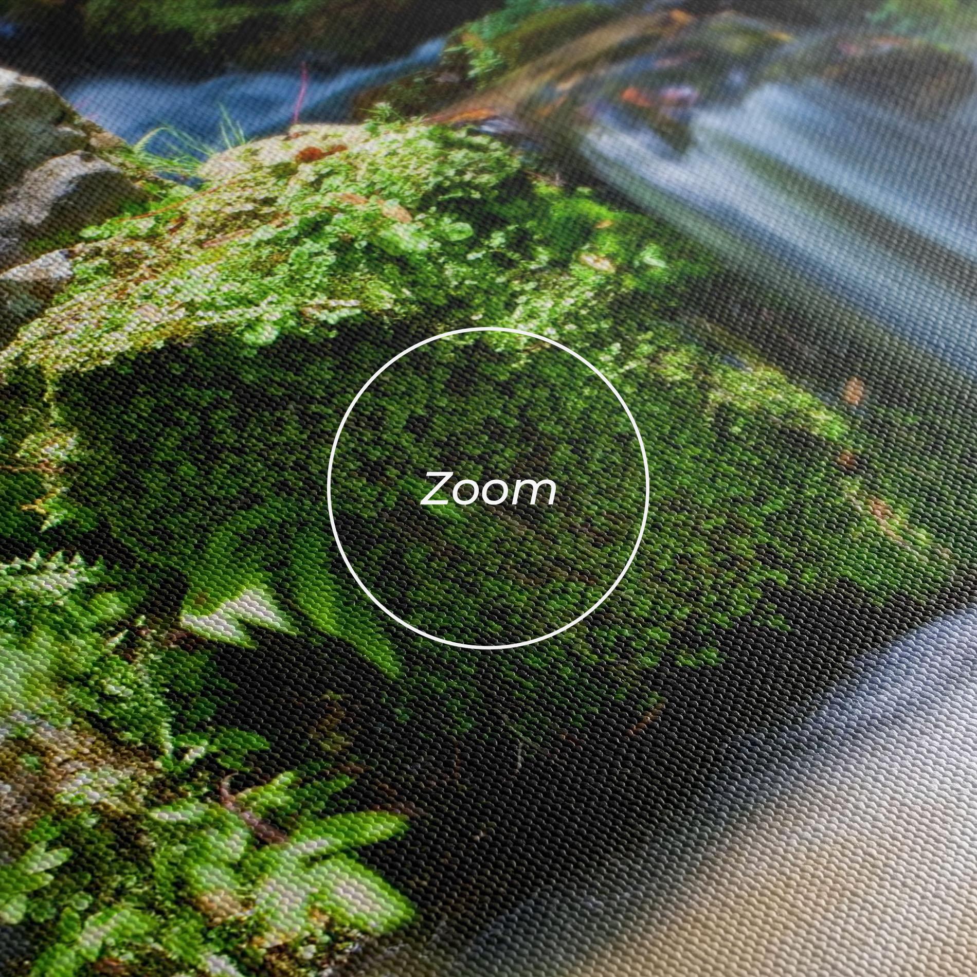 Tablou Canvas Jungle View Waterfall mockup 3