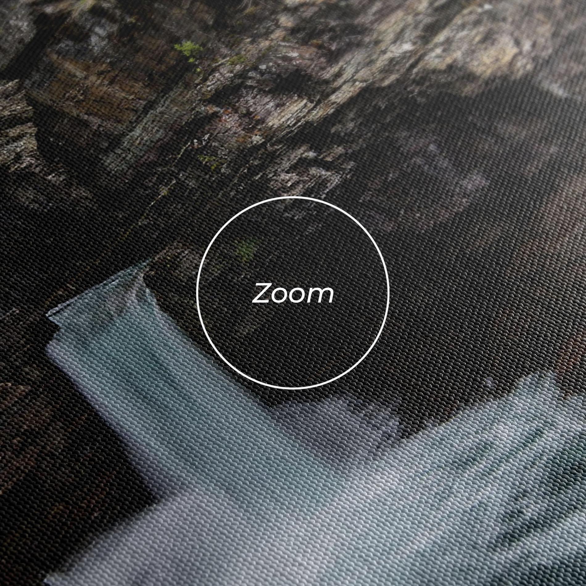 Tablou Canvas Majestic Forest Waterfall mockup 3