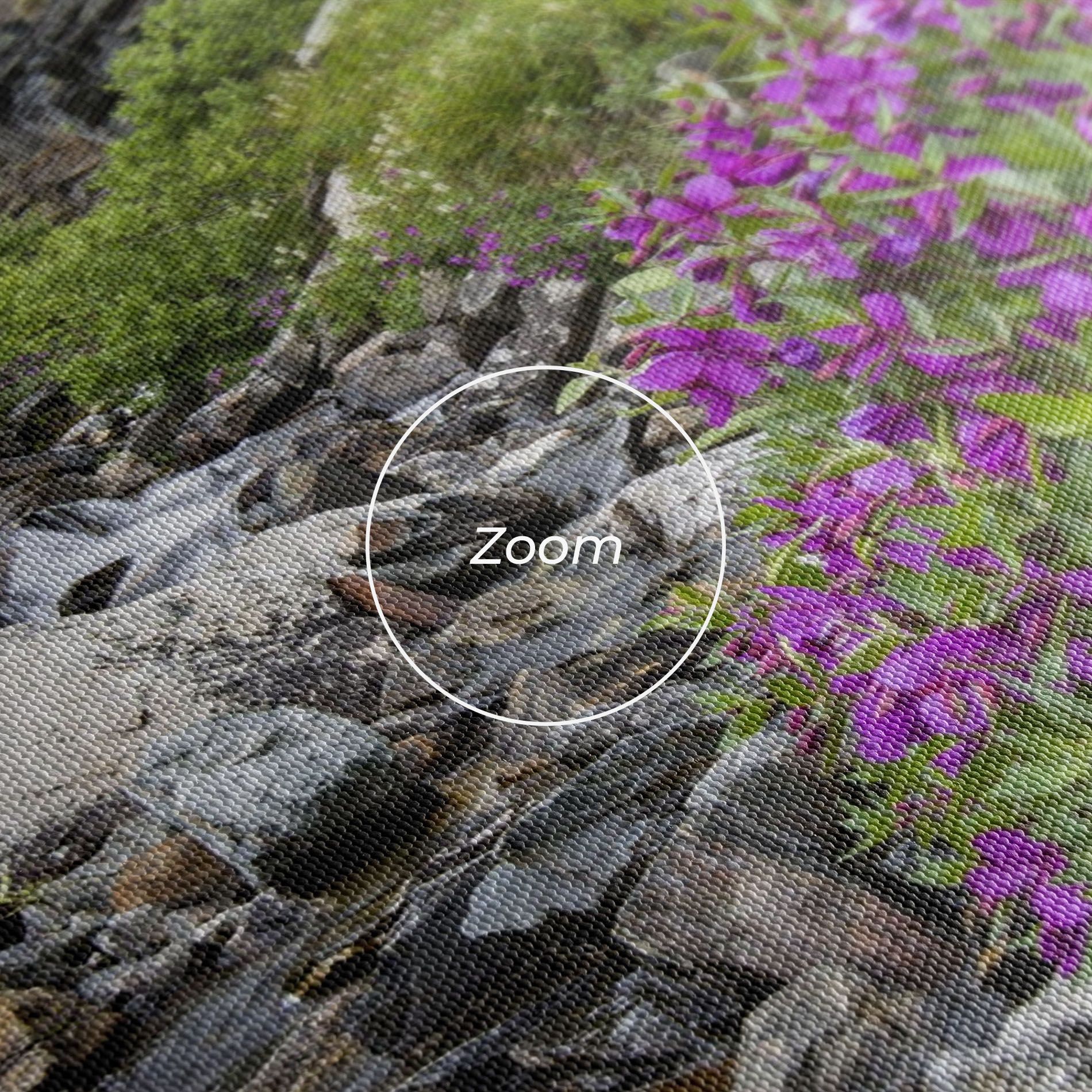 Purple Flowers Waterfall mockup 3