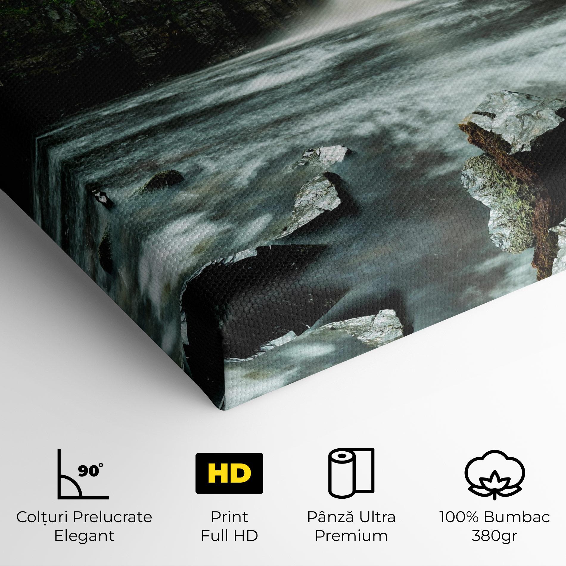 Tablou Canvas Beautiful Water Falling mockup 4