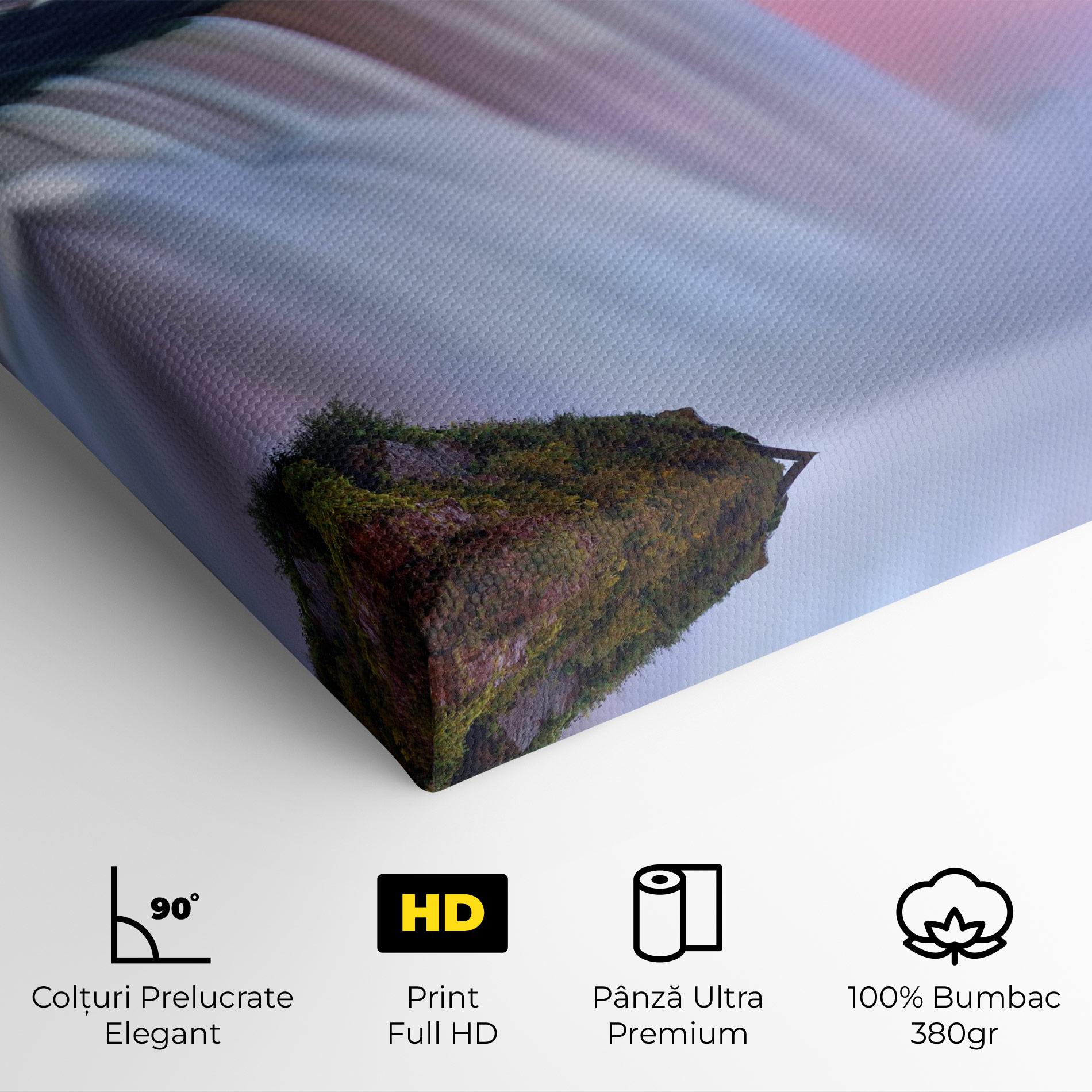 Tablou Canvas Dreamy Purple Waterfall mockup 4