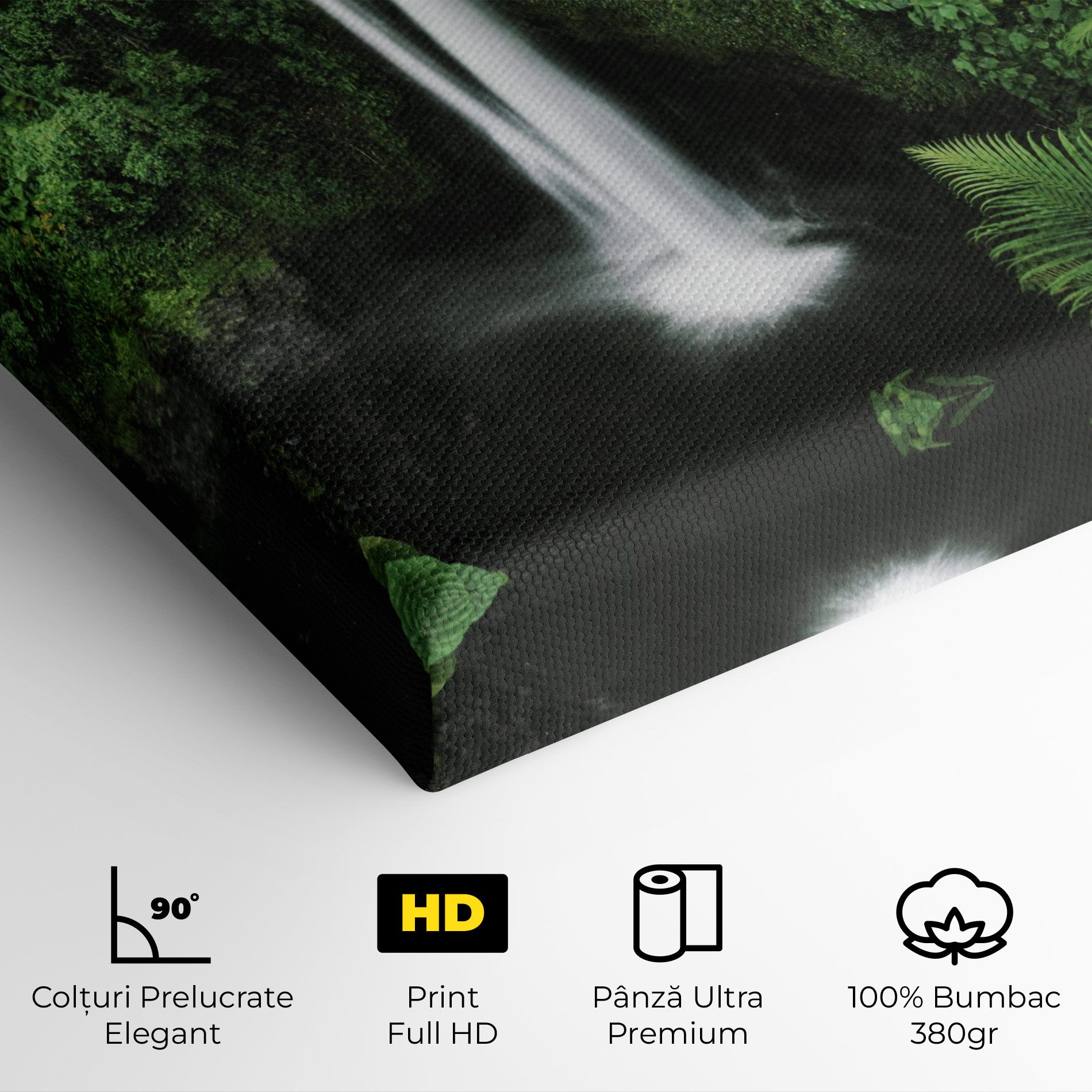 Green Nature Waterfall mockup 4