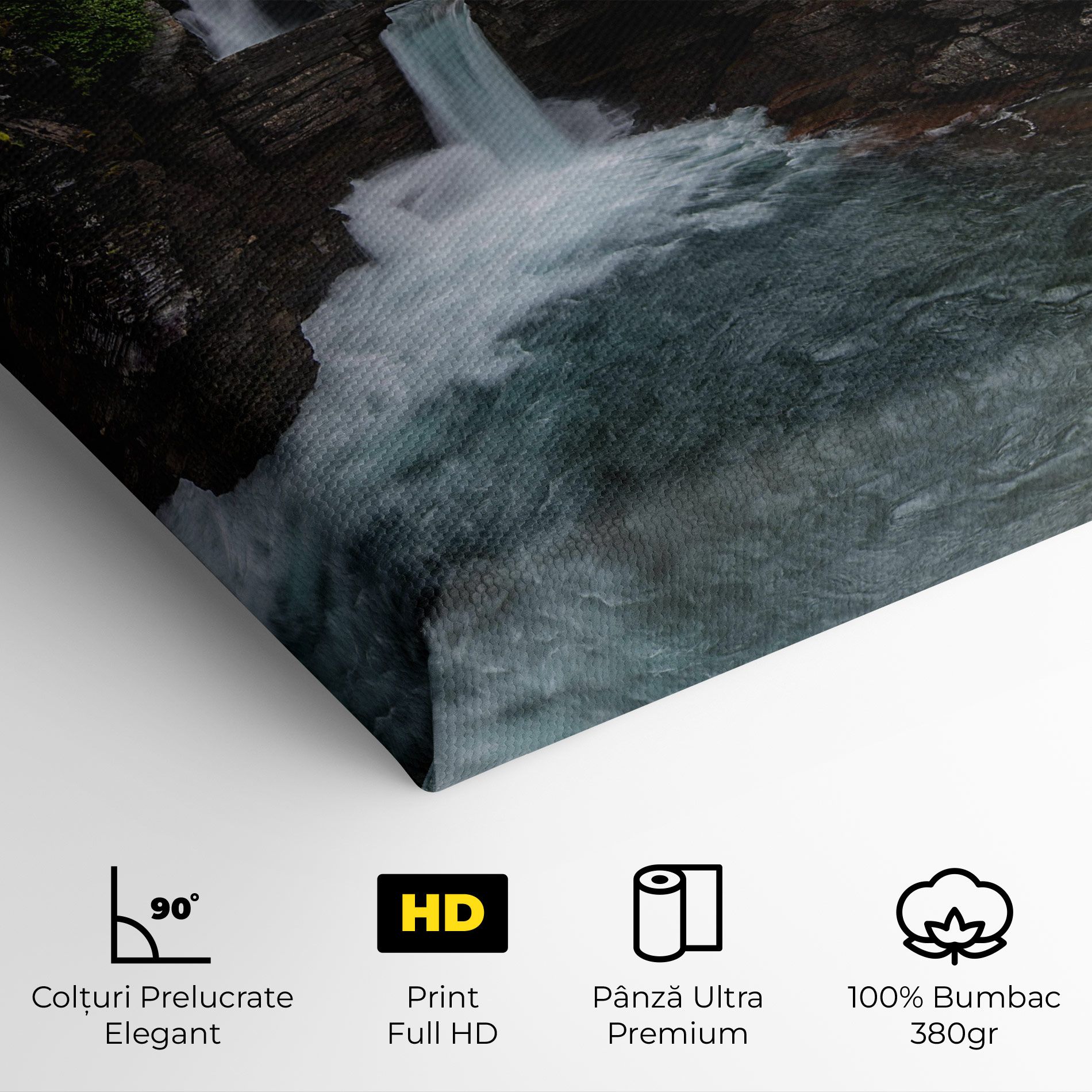 Majestic Forest Waterfall mockup 4