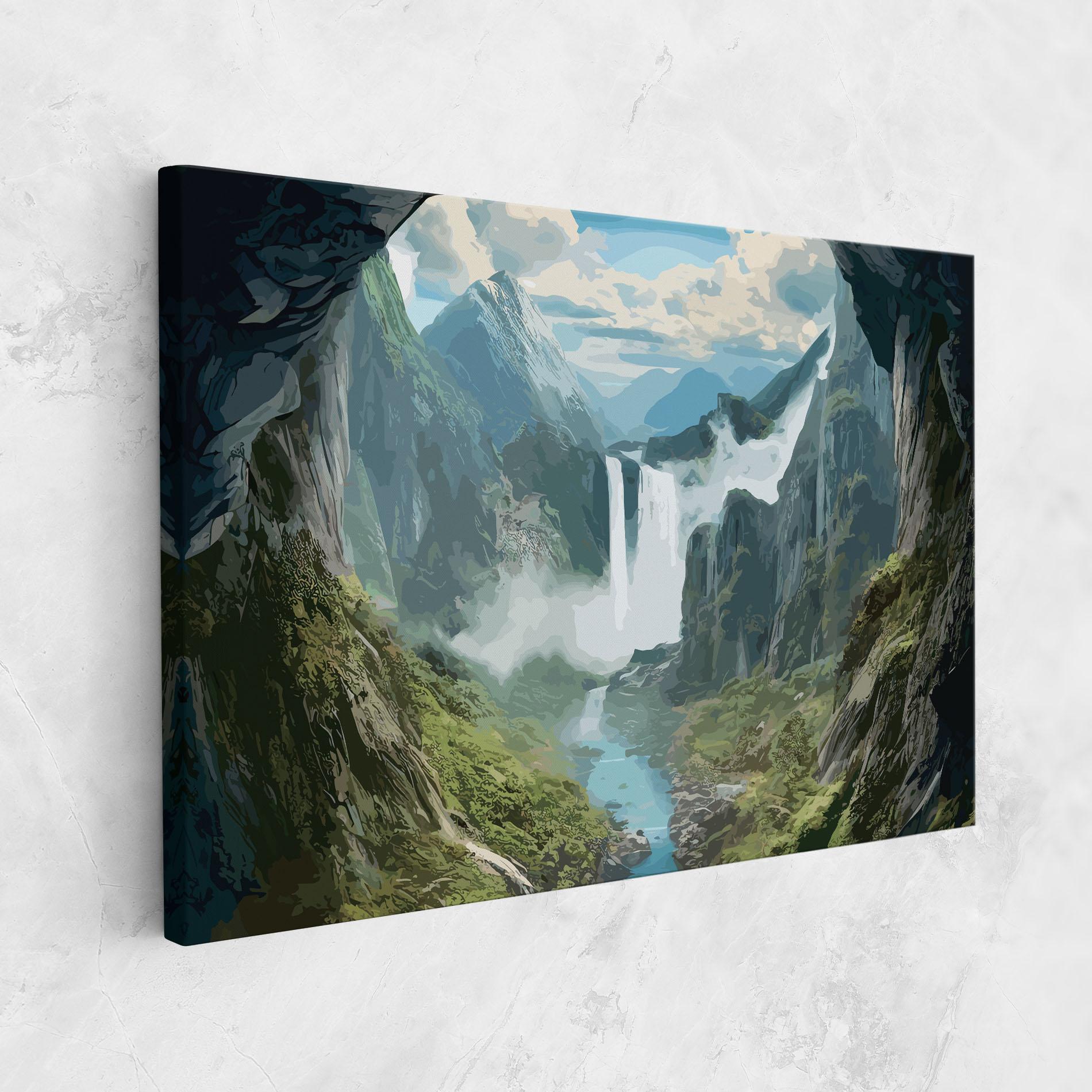 Tablou Canvas Amazing Waterfall mockup 1