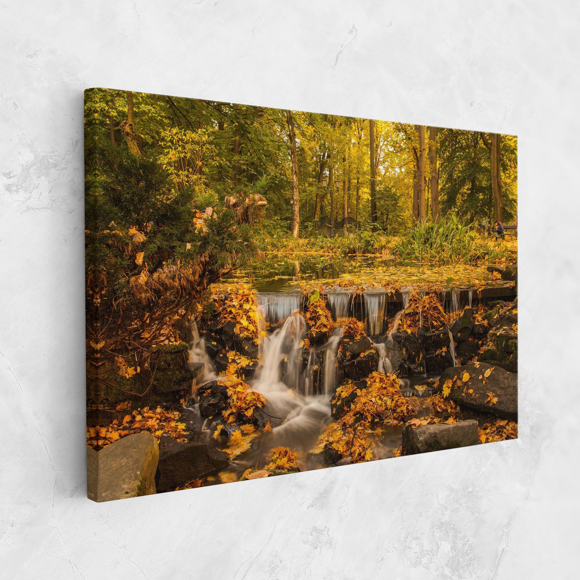 Autumn Pretty Waterfall mockup 1