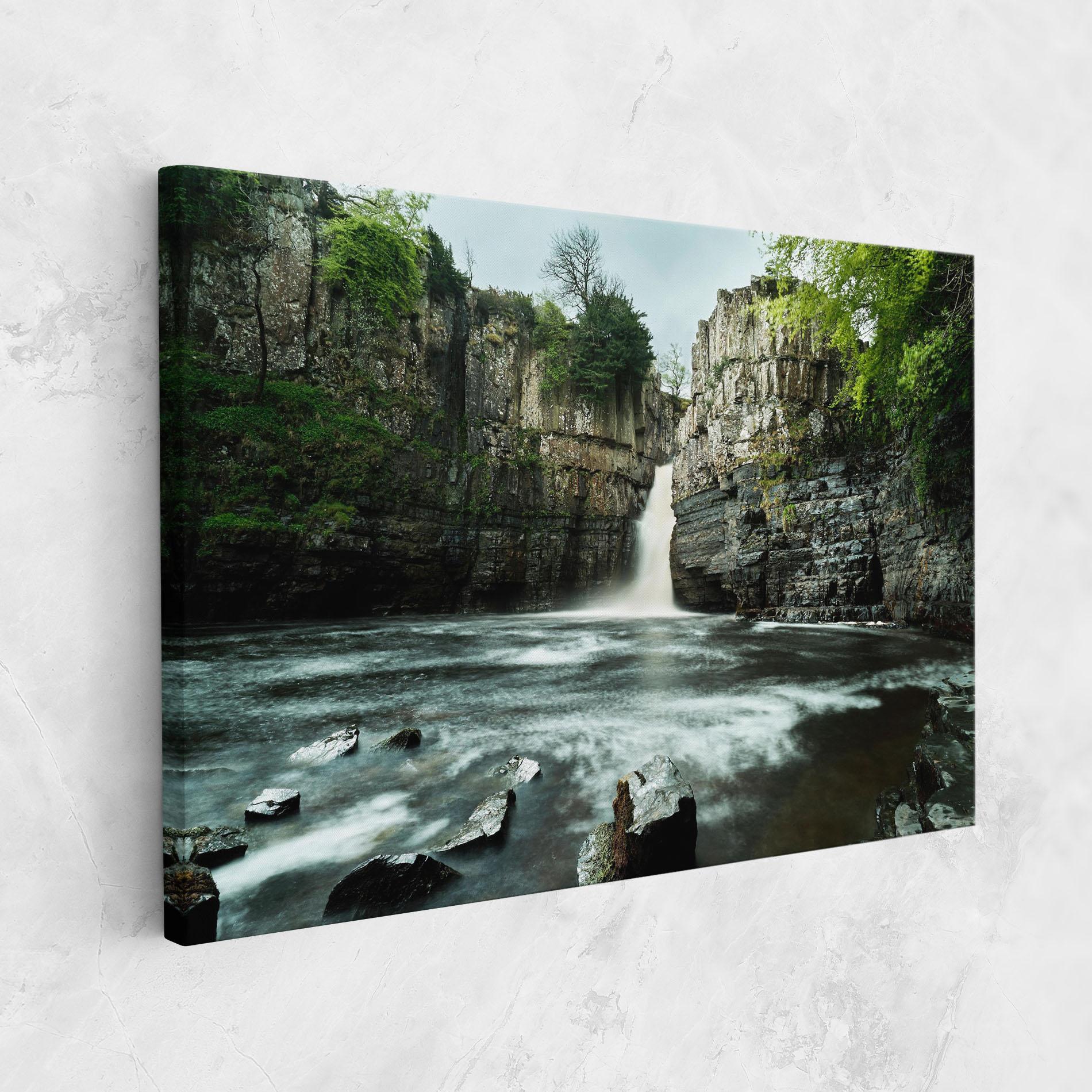Tablou Canvas Beautiful Water Falling mockup 1