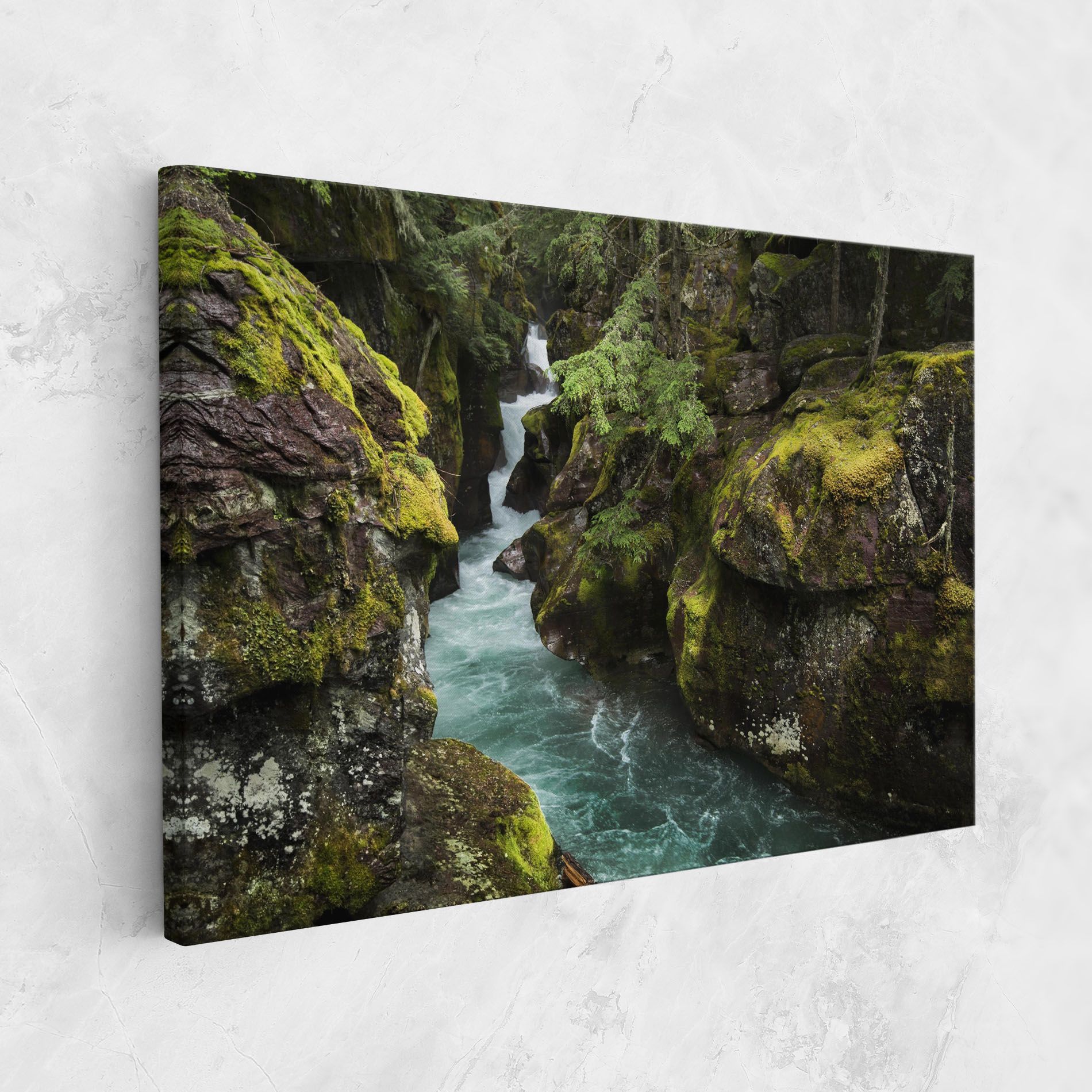 Blue Majestic Waterfall mockup 1