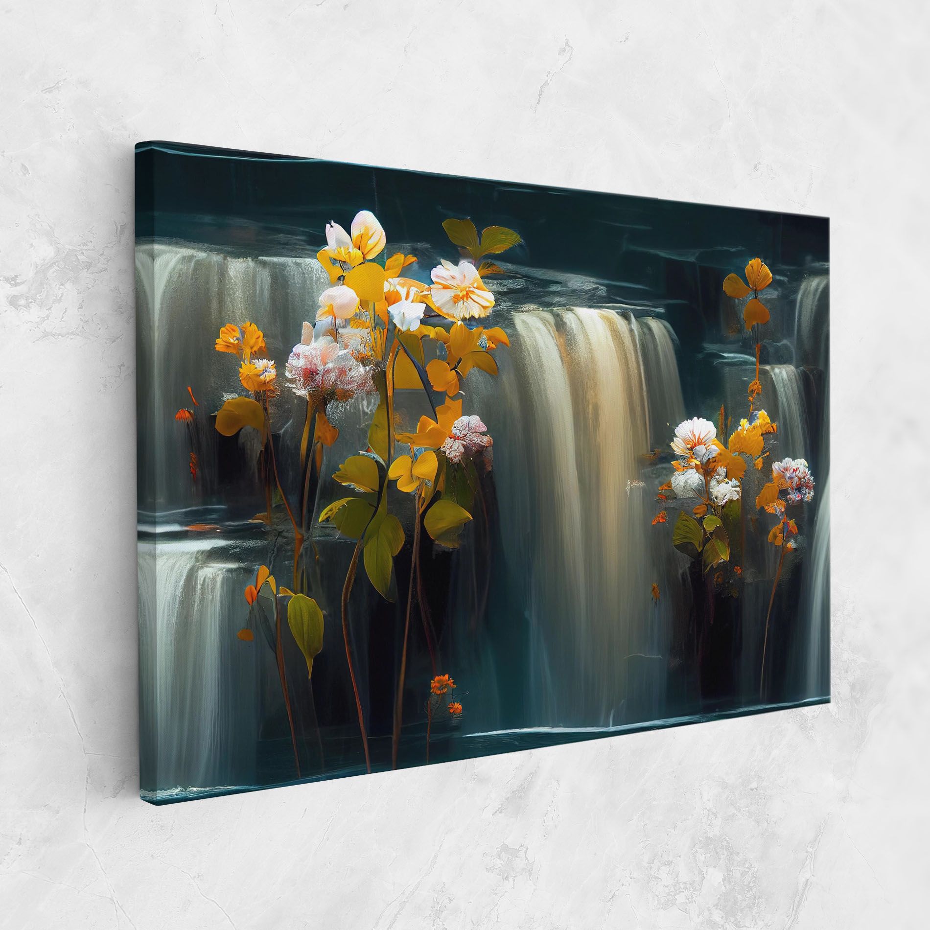 Flowers Waterfall mockup 1