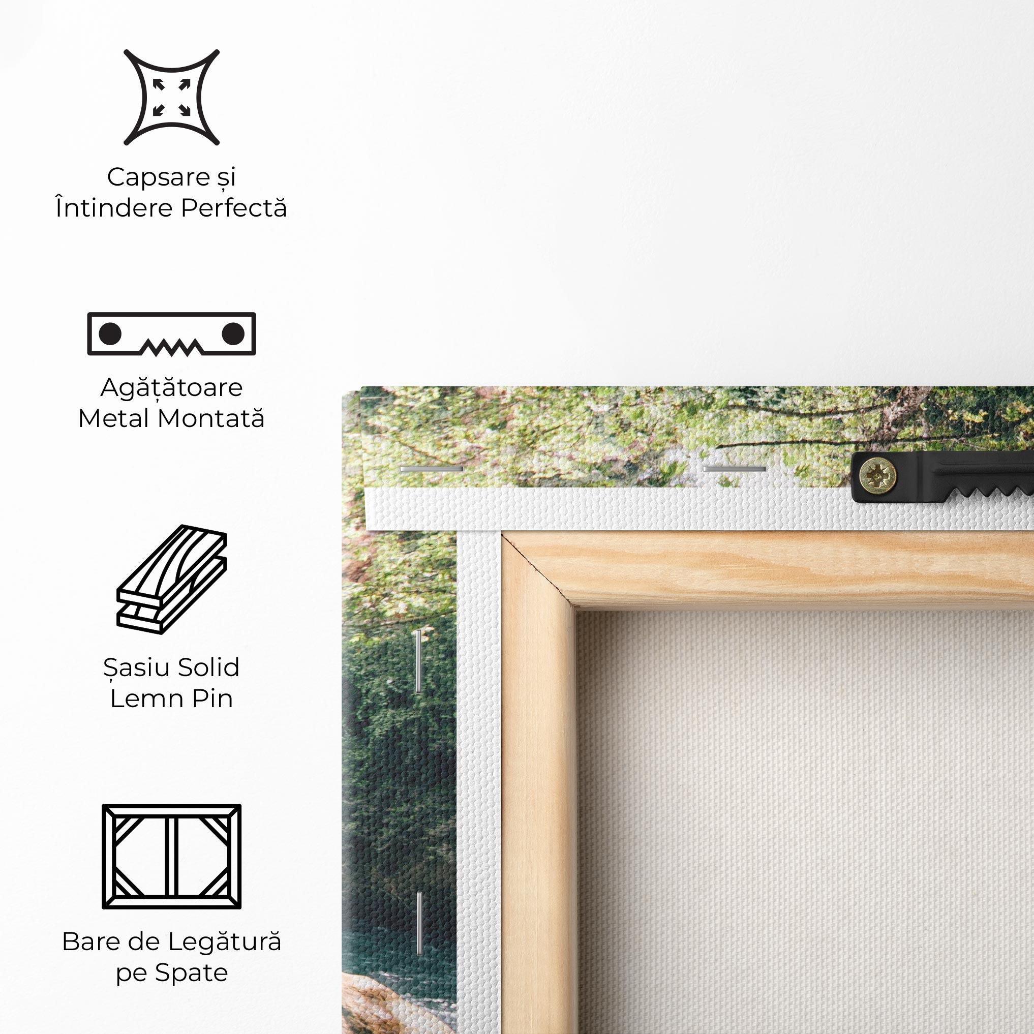 Tablou Canvas Beautiful Blue Waterfall mockup 5