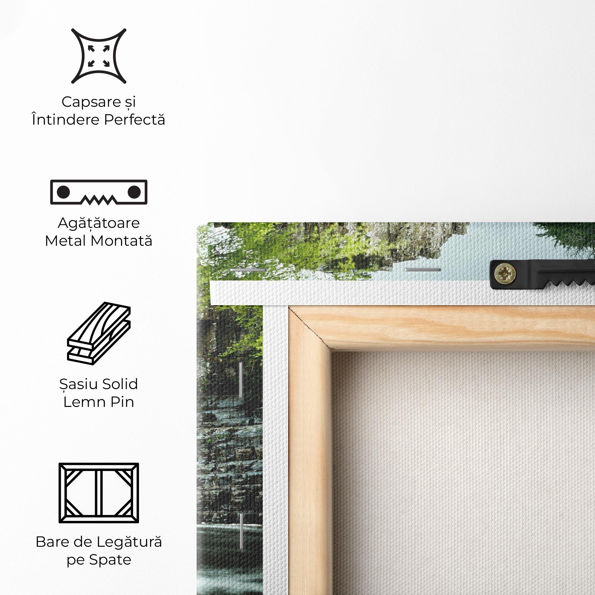 Tablou Canvas Beautiful Water Falling mockup 5