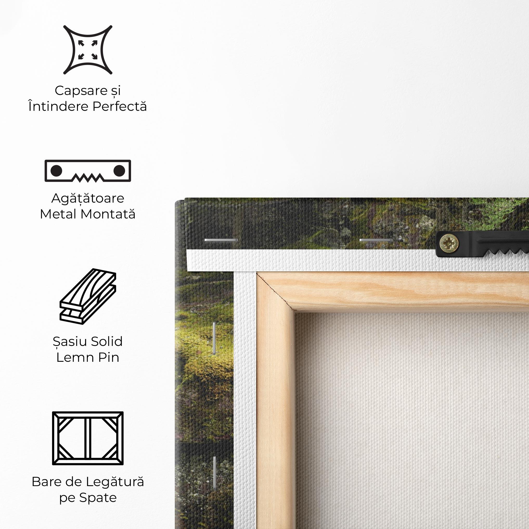 Tablou Canvas Blue Majestic Waterfall mockup 5