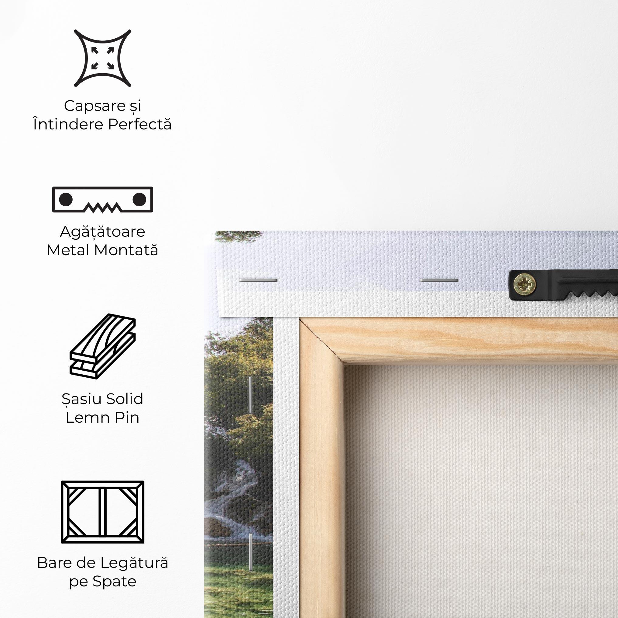 Tablou Canvas Green Waterfall mockup 5