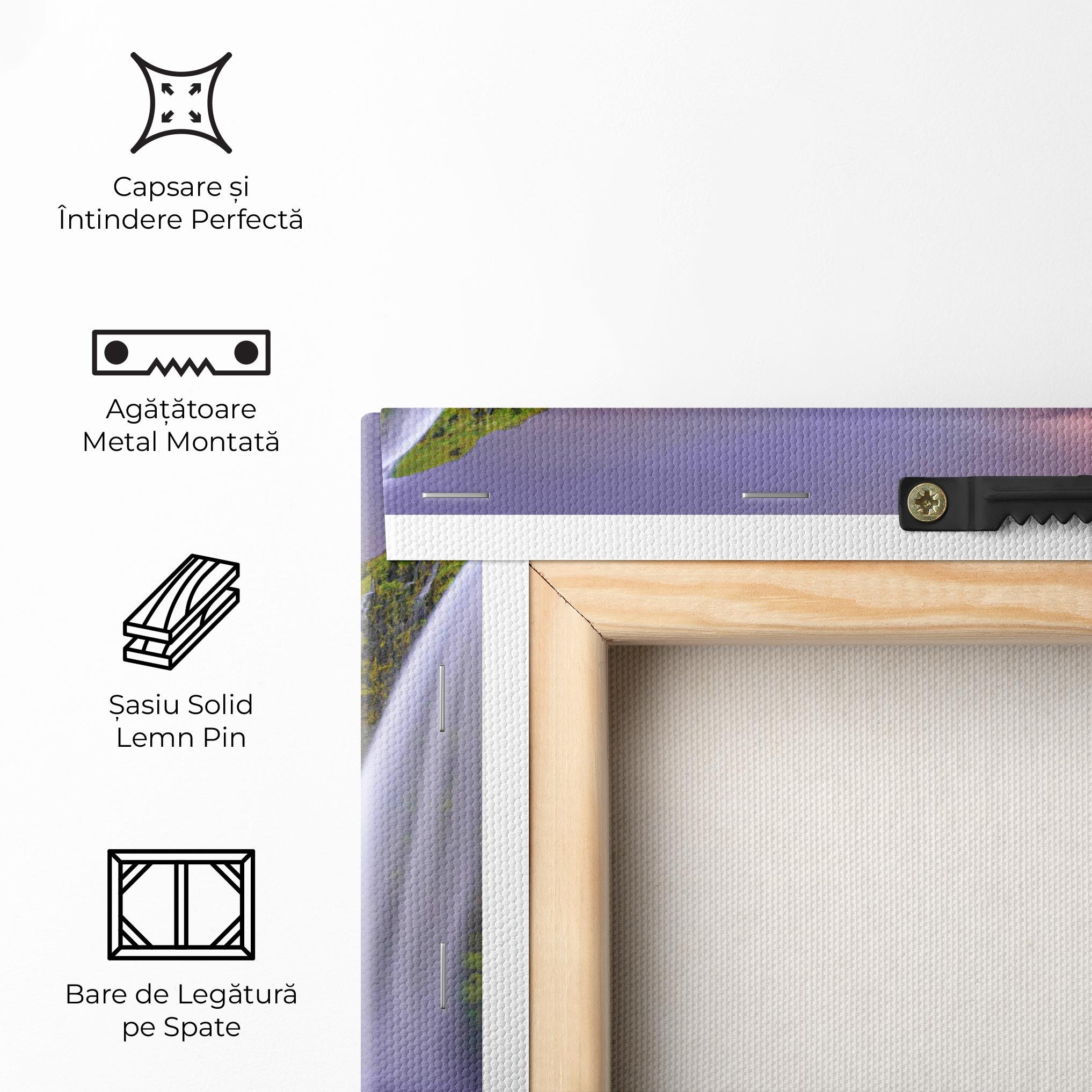 Tablou Canvas Pink Wky Waterfall mockup 5