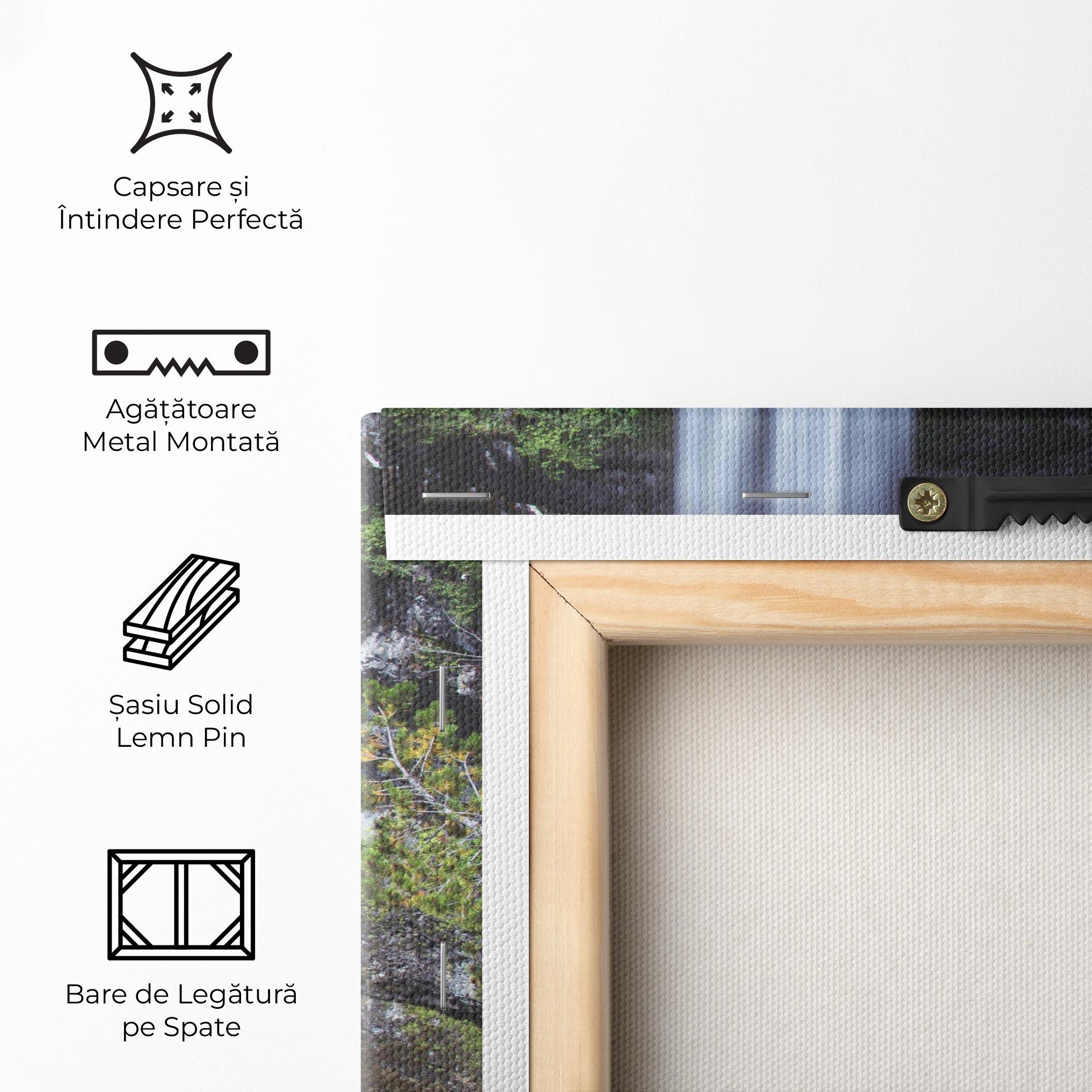 Tablou Canvas Pretty Rainbow Waterfall mockup 5