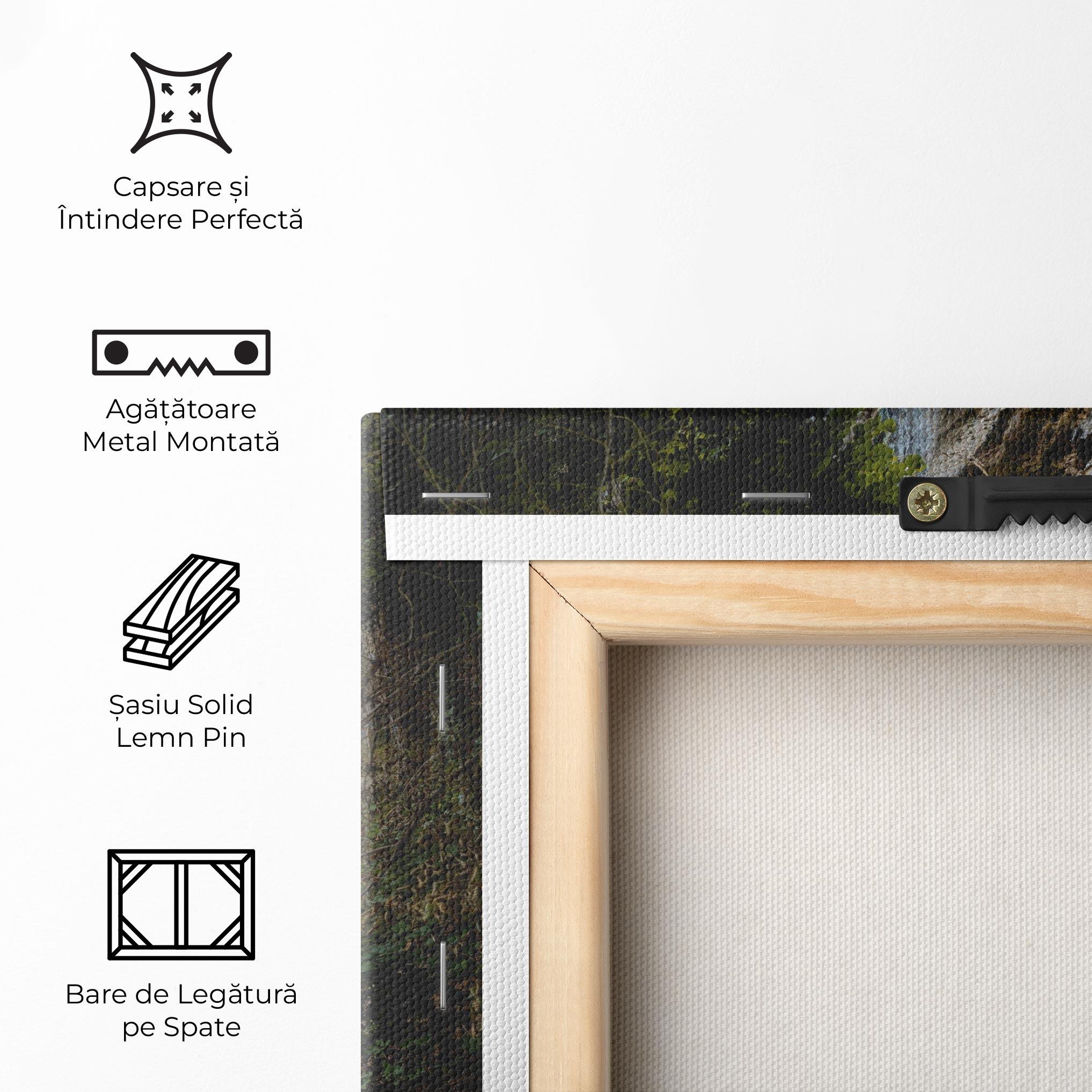 Tablou Canvas Pretty Waterfall Forest mockup 5