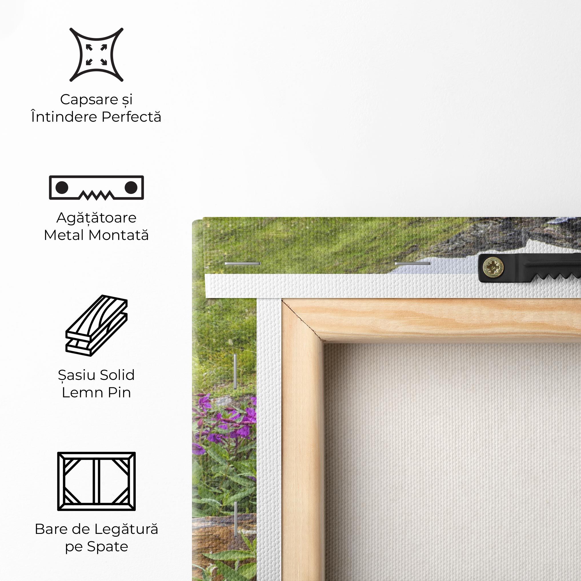 Purple Flowers Waterfall mockup 5